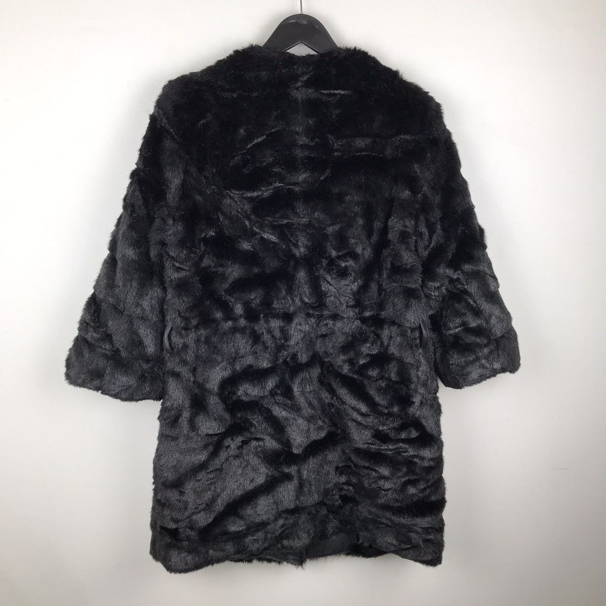 Japanese Brand × Vintage Vintage japanese S.Lriahh 100% Pure Mink Black Over Jacket Size S / US 4 / IT 40 - 15 Thumbnail