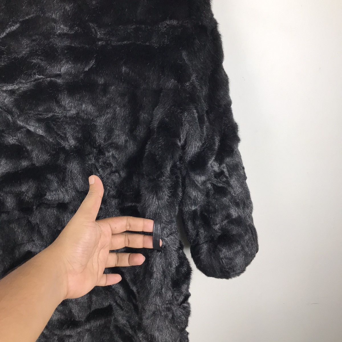 Japanese Brand × Vintage Vintage japanese S.Lriahh 100% Pure Mink Black Over Jacket Size S / US 4 / IT 40 - 17 Thumbnail