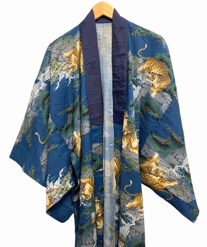 Japanese Brand RARE ‼️ Kimono Tiger Cardigan Japanese 🇯🇵 Trench Coat Size US L / EU 52-54 / 3 - 2 Thumbnail