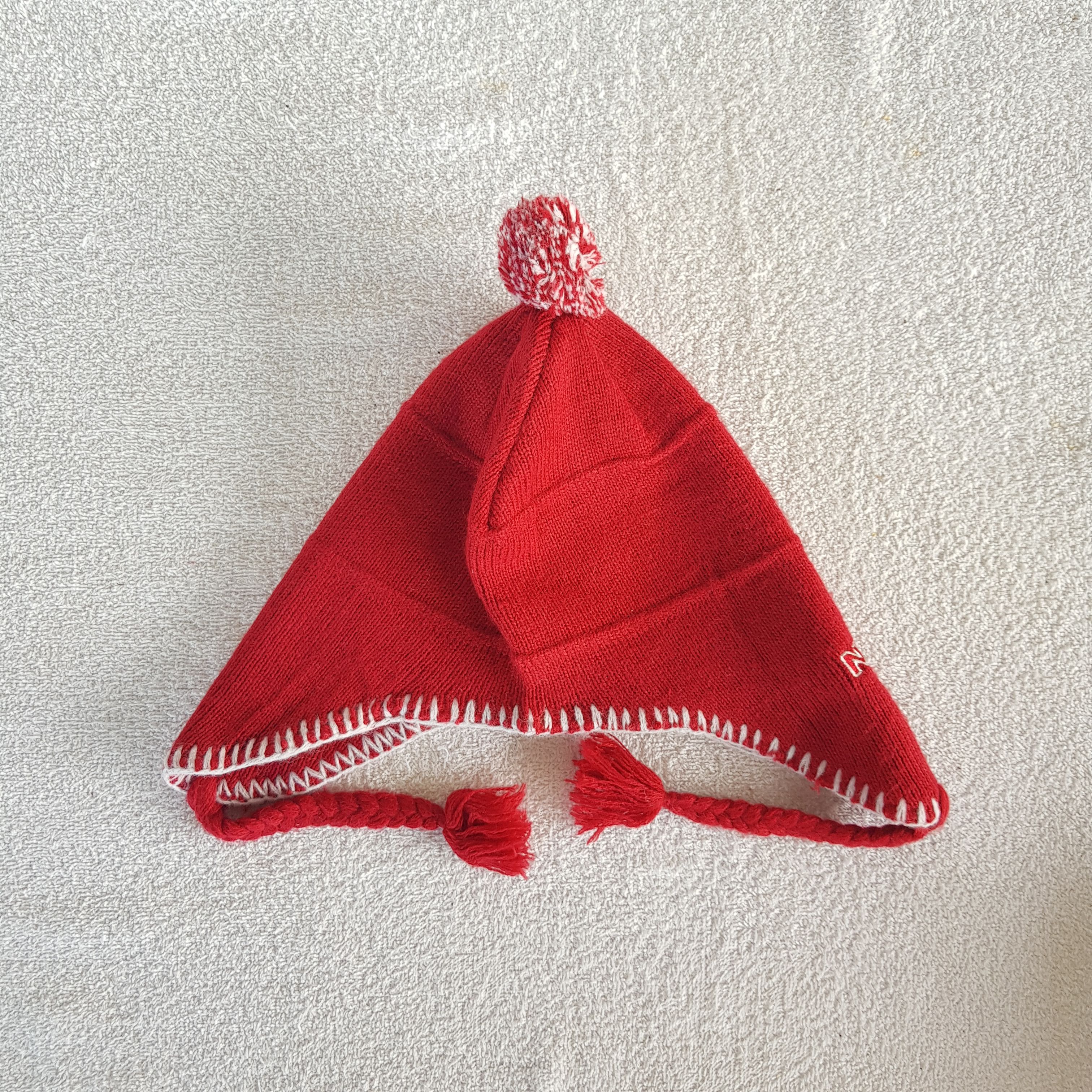 Japanese Brand × Vintage ND Earflap Beanie Snow Cap Pom Pom Japanese Hats Size ONE SIZE - 7 Thumbnail