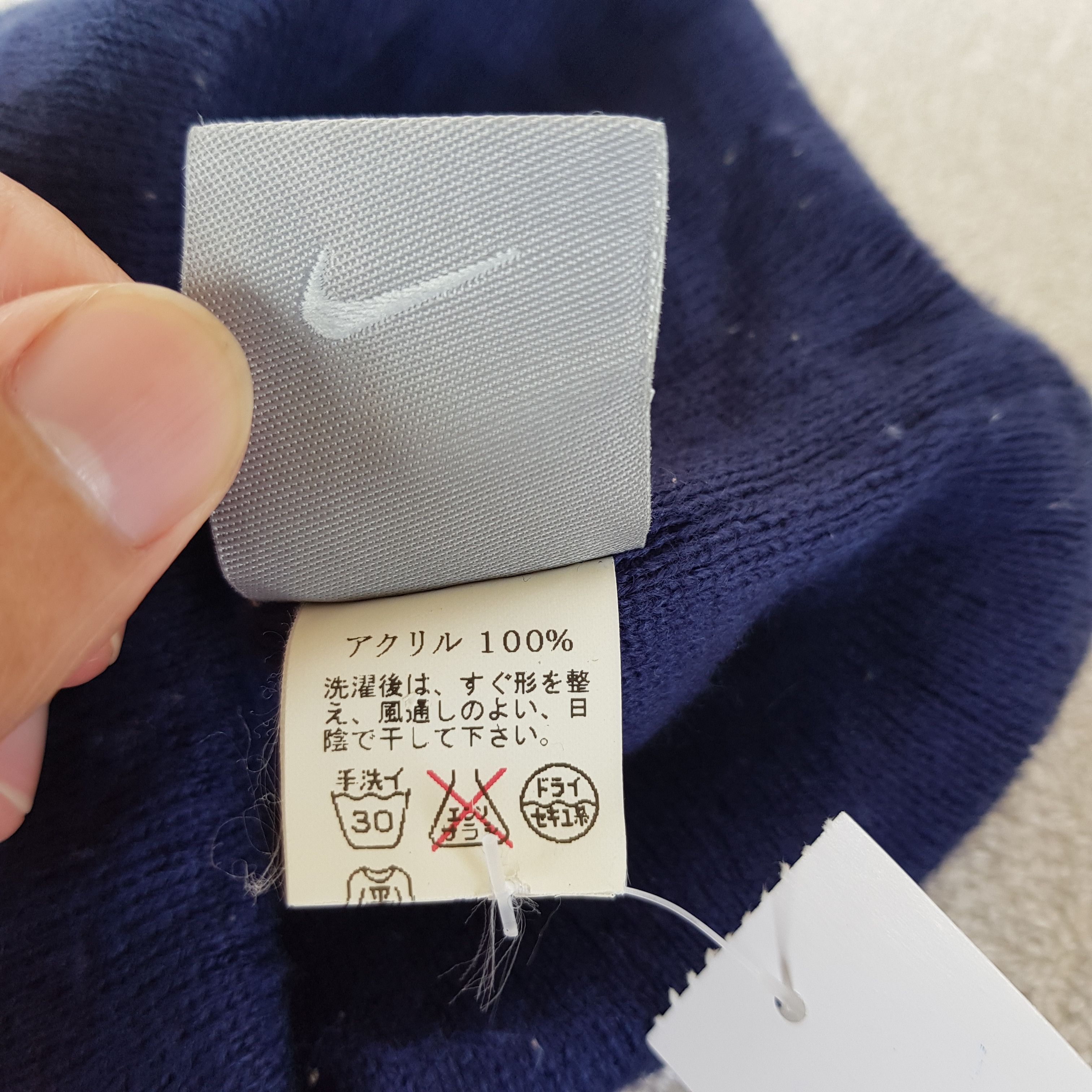 Vintage Nike Beanie Nike Swoosh Snow Cap Nike ACG Hats - AC10337. Size ONE SIZE - 6 Thumbnail