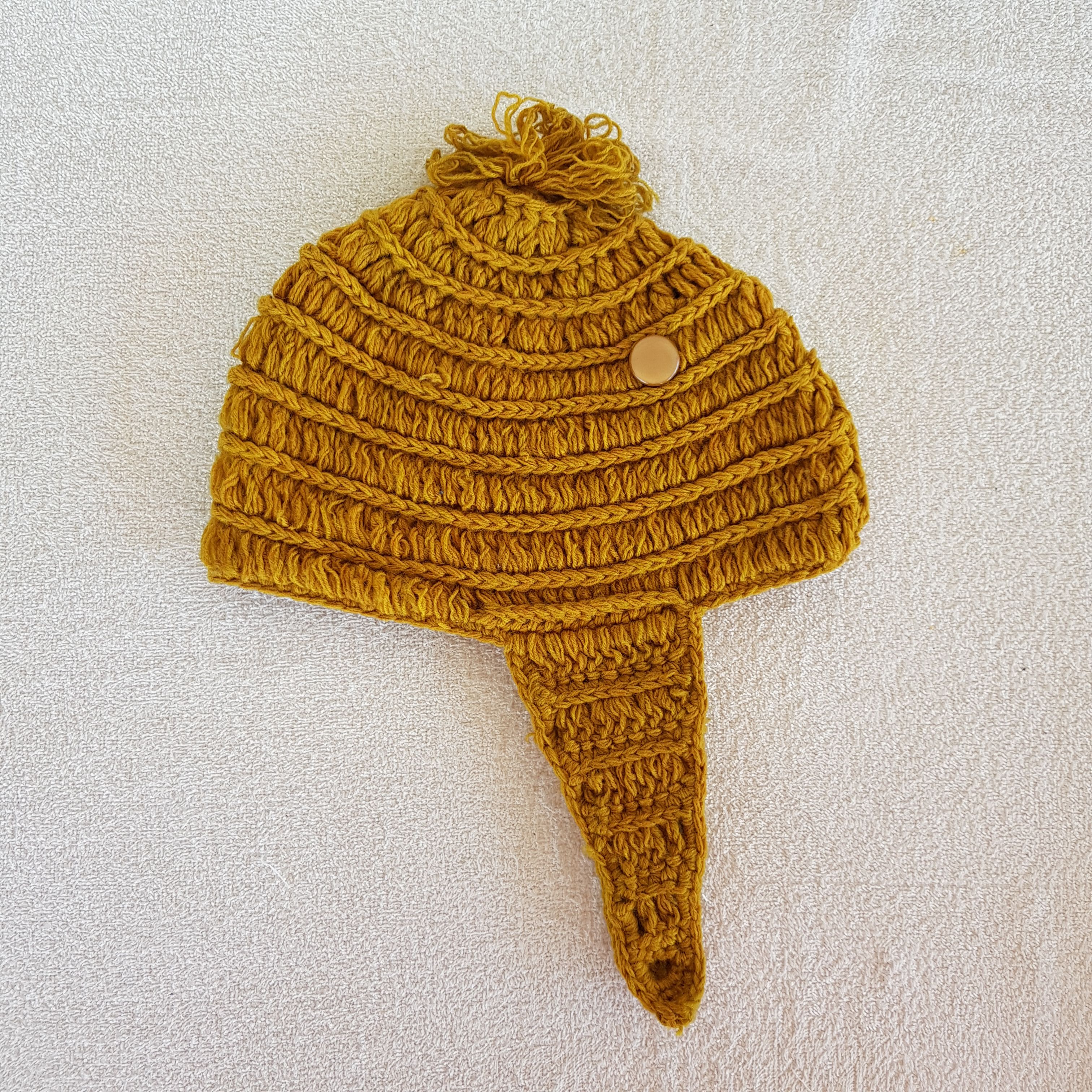 Japanese Brand Japanese Beanie Hats Knitted Crochet Earflap Snow Cap Size ONE SIZE - 5 Thumbnail
