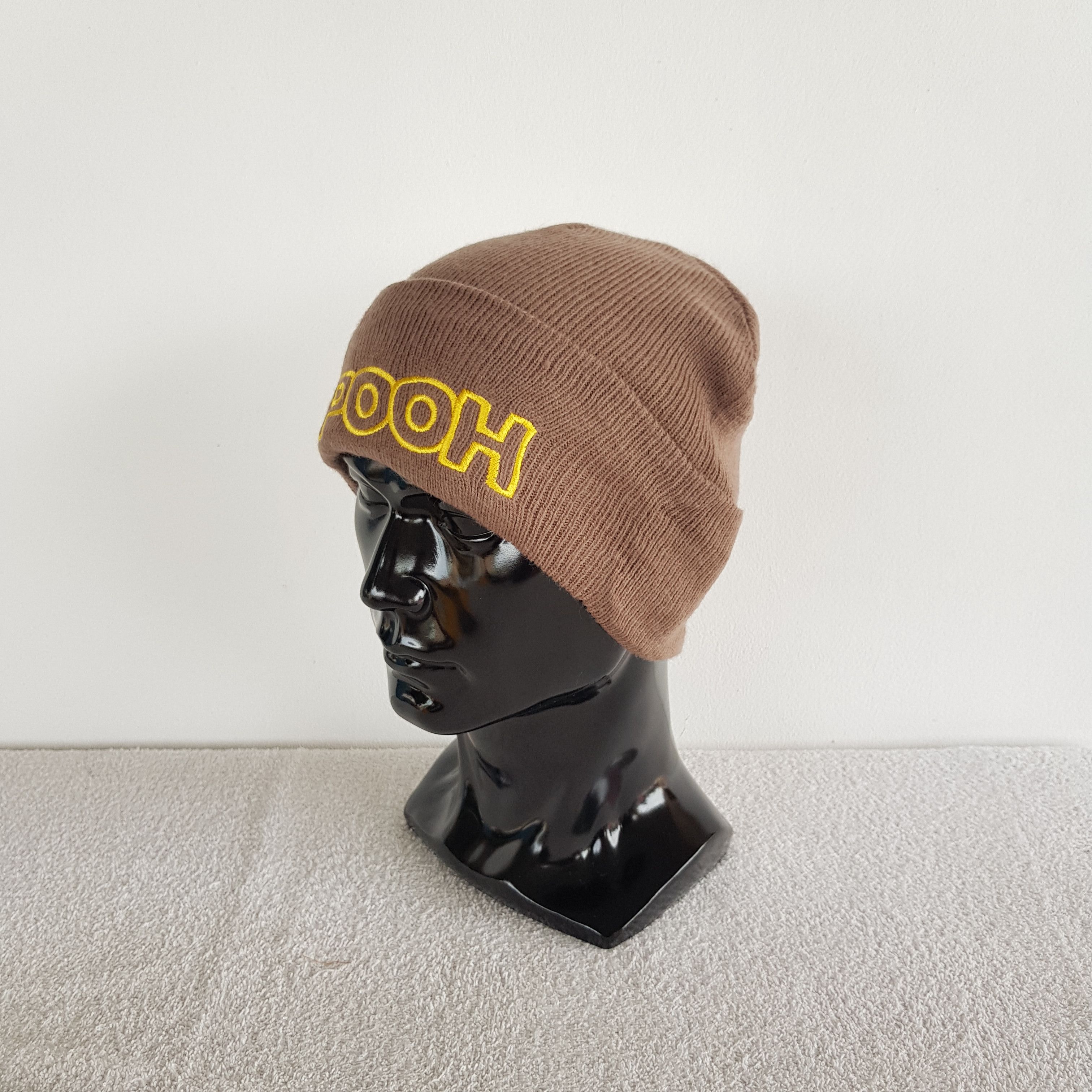 Disney × Vintage Pooh Beanie Cartoon Snow Cap Disney Anime Hats - AC10749. Size ONE SIZE - 2 Thumbnail