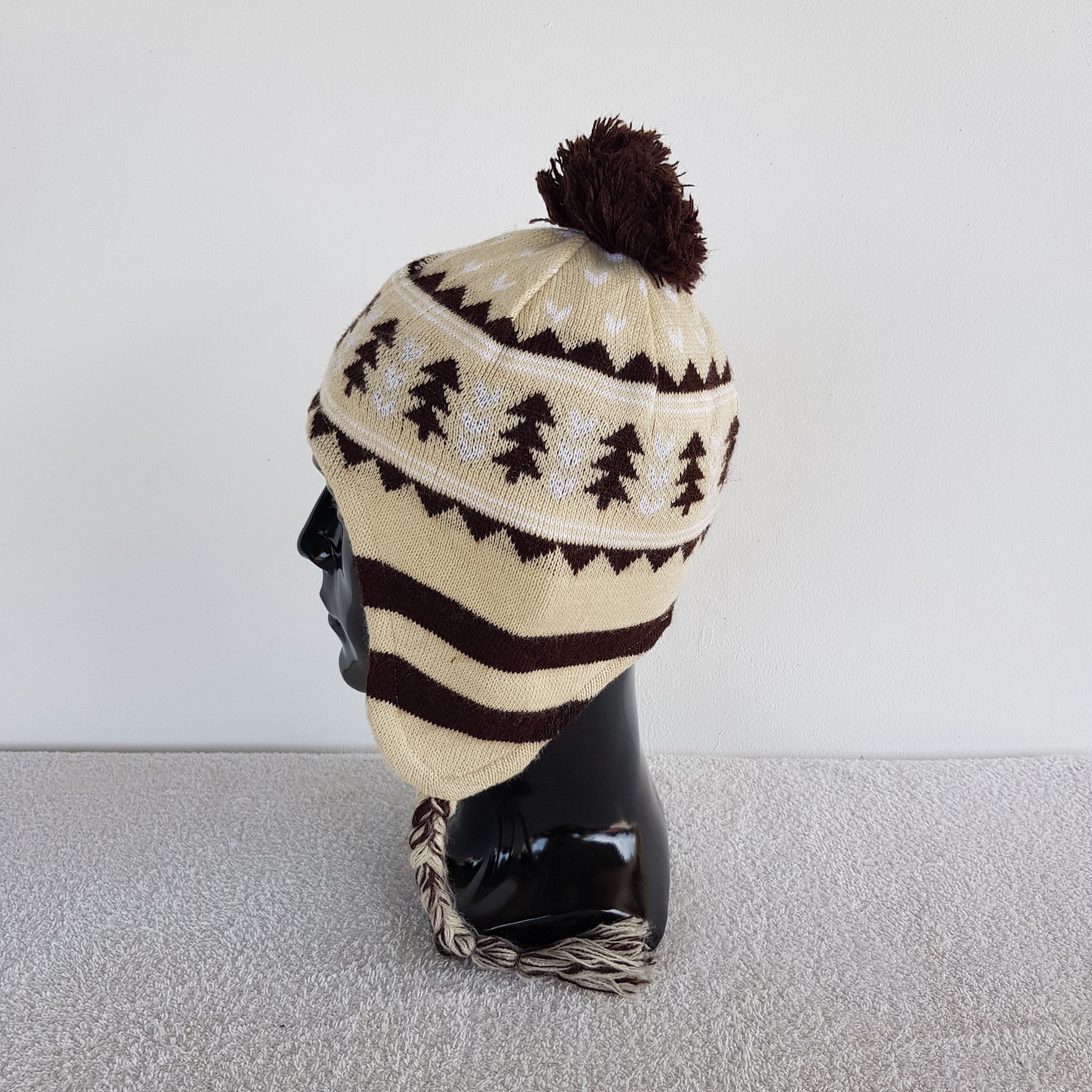 Vintage Japanese Earflap Hats Beanie Snow Cap Japanese Earflap Hats Size ONE SIZE - 4 Thumbnail