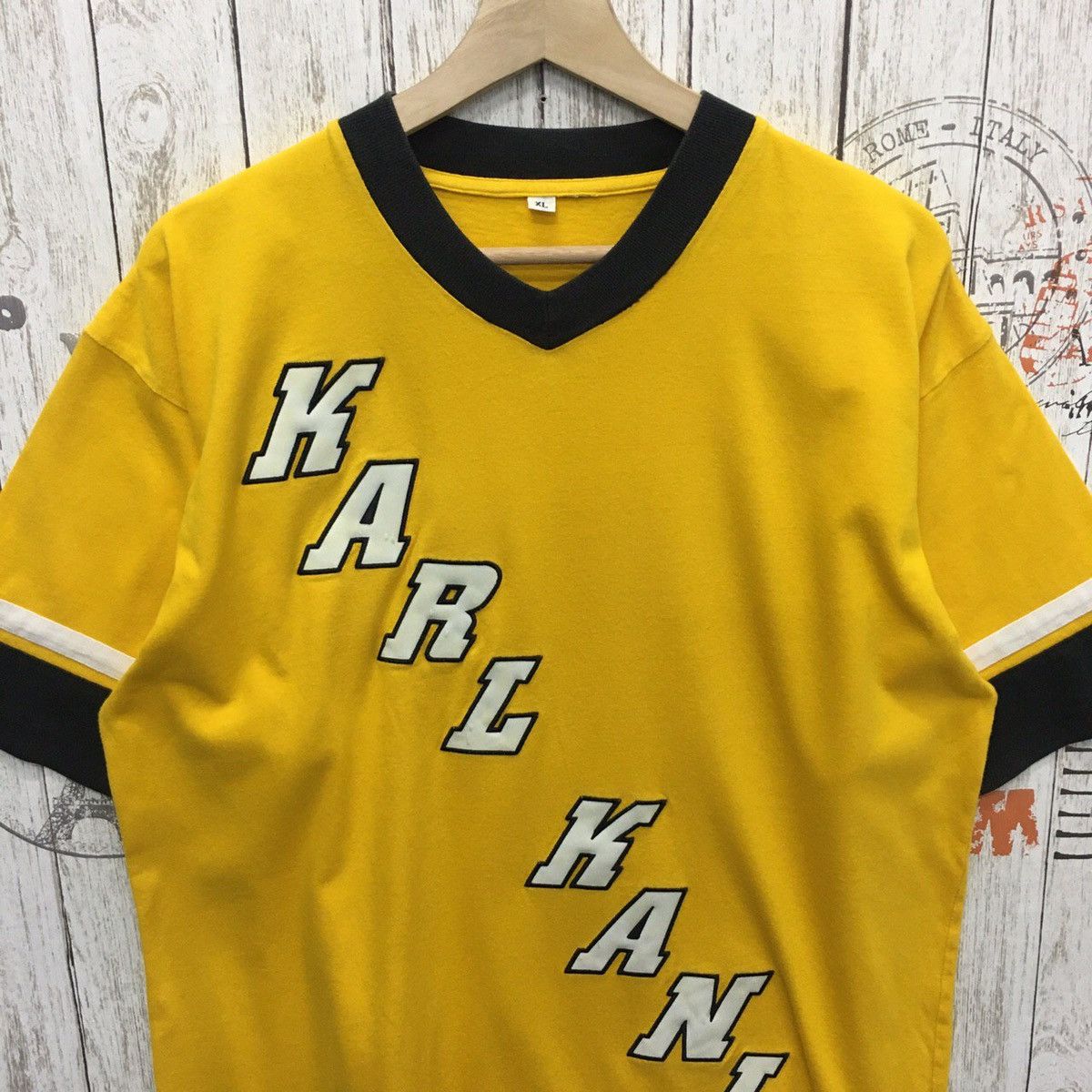Karl Kani × Rap Tees × Vintage 🔥KARL KANI SPELLOUT LOGO TSHIRT Size US XL / EU 56 / 4 - 3 Thumbnail