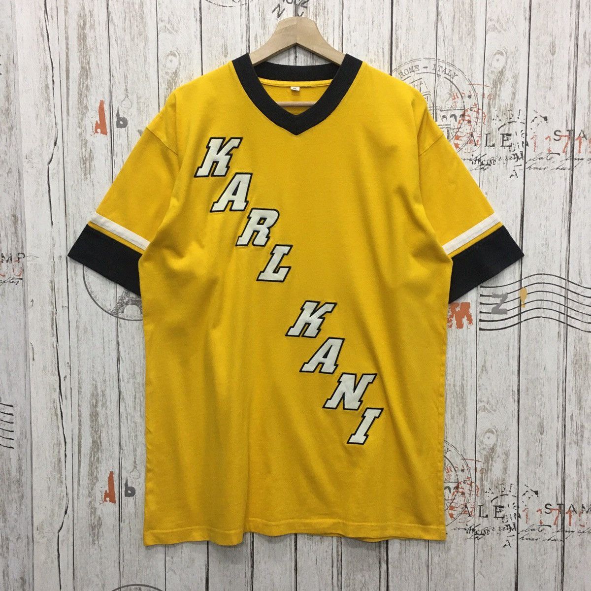 Karl Kani × Rap Tees × Vintage 🔥KARL KANI SPELLOUT LOGO TSHIRT Size US XL / EU 56 / 4 - 1 Thumbnail
