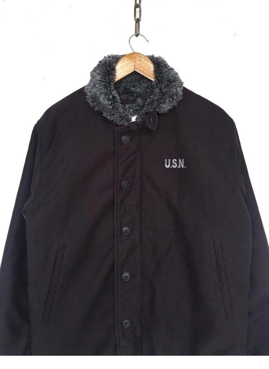 Other Vintage Usn Deck Winter Cold Jacket Size US L / EU 52-54 / 3 - 4 Thumbnail