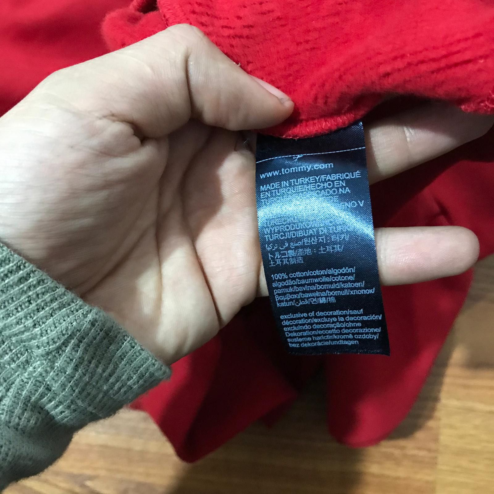 Tommy Jeans - Tommy Jeans 90s HD Salsa Red Hoodie (Unisex) Size US XL / EU 56 / 4 - 7 Thumbnail