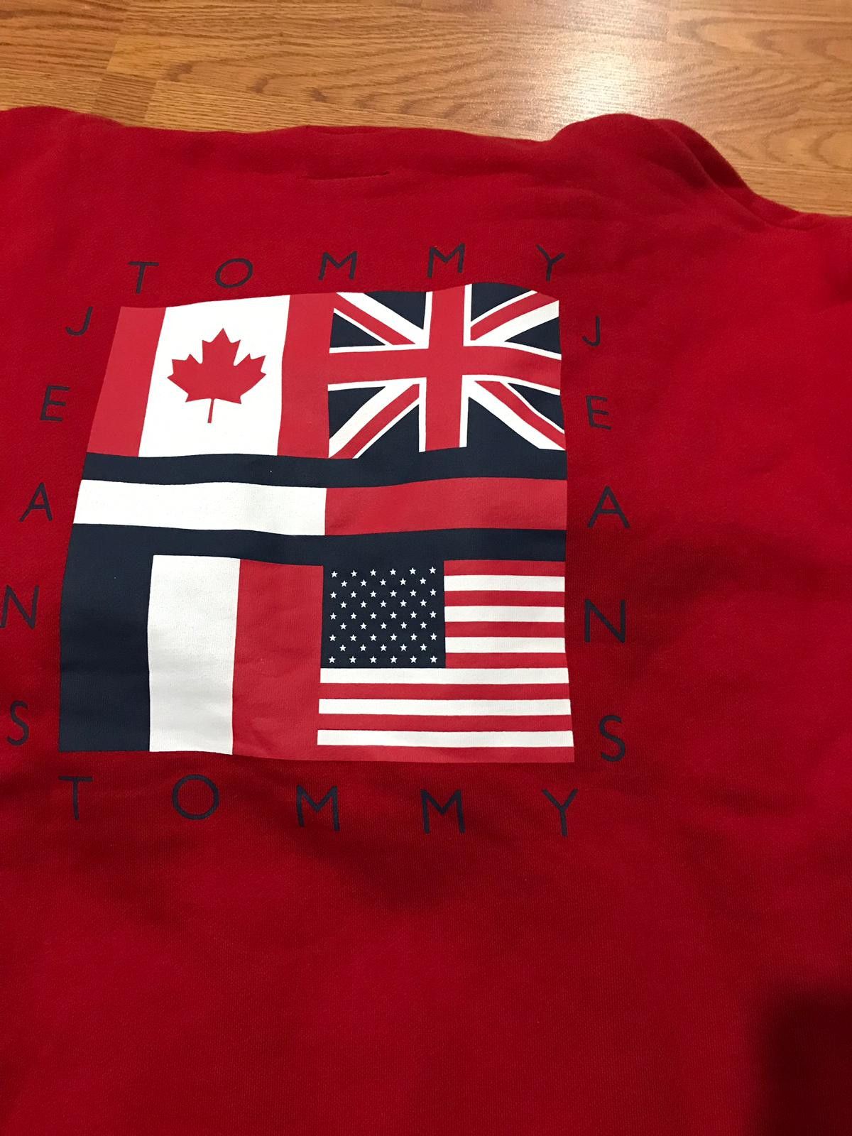 Tommy Jeans - Tommy Jeans 90s HD Salsa Red Hoodie (Unisex) Size US XL / EU 56 / 4 - 9 Thumbnail