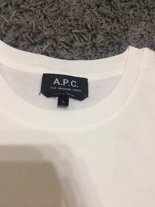 A.P.C. H1- A.P.C White T-Shirt ''Yes to Summer'' Size US L / EU 52-54 / 3 - 6 Thumbnail