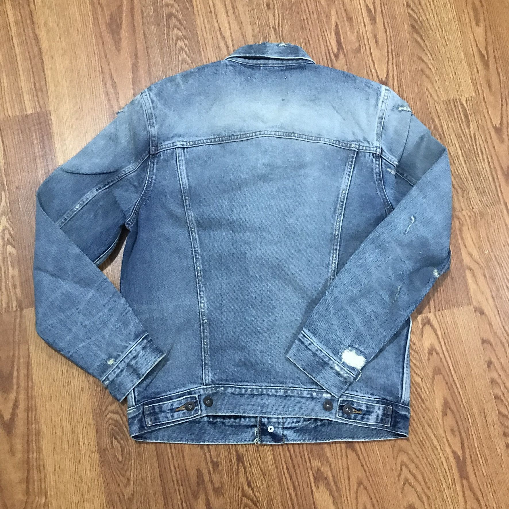 Levi's Made & Crafted Levi's Made & Crafted Type II Worn Trashed Trucker Size US L / EU 52-54 / 3 - 3 Thumbnail
