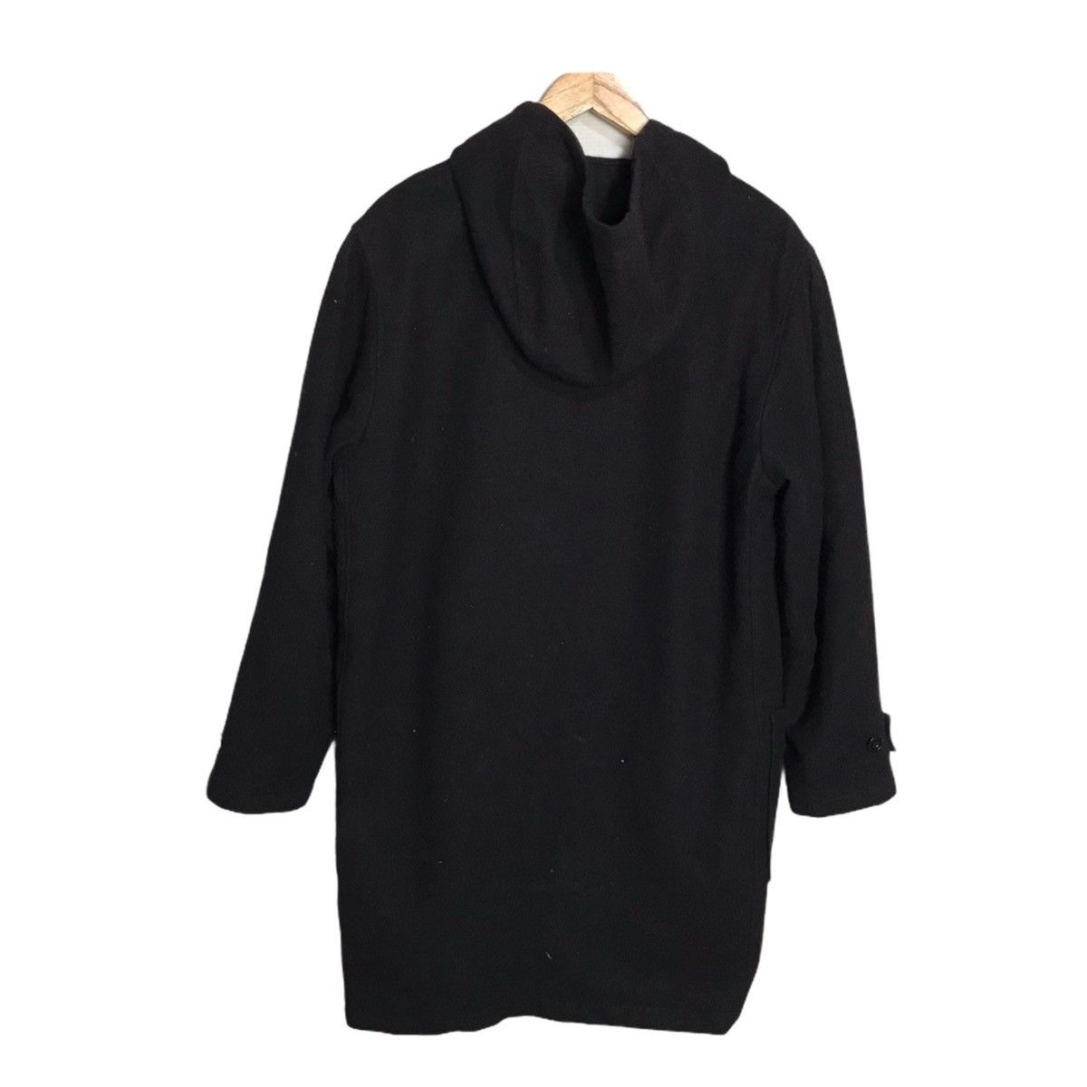 Lemaire × Uniqlo Uniqlo x lemaire black wool hoodie coat Size US L / EU 52-54 / 3 - 2 Thumbnail