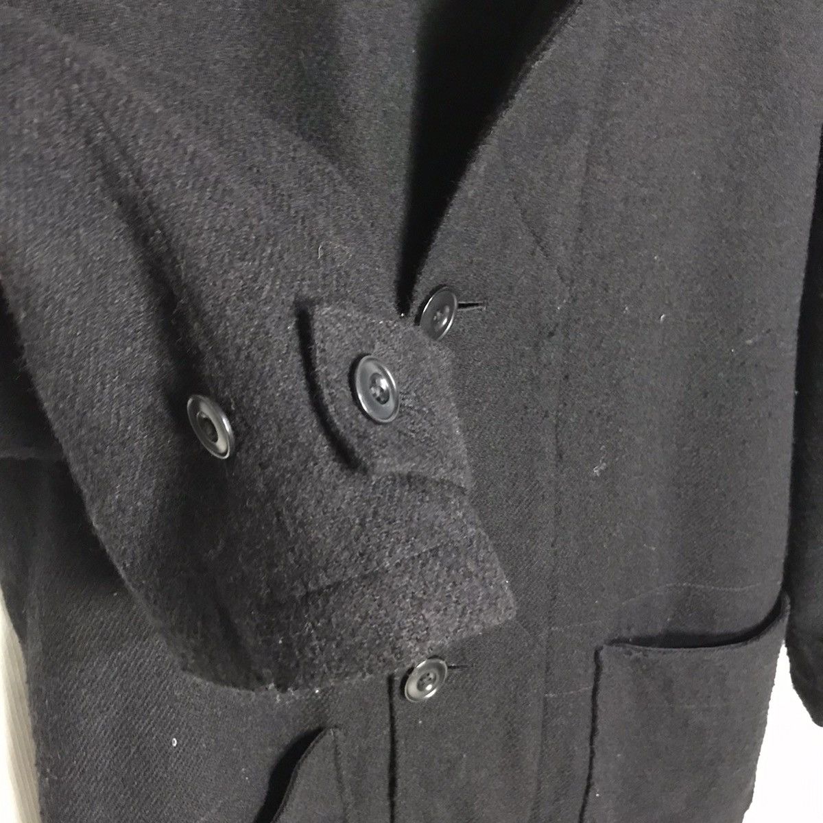 Lemaire × Uniqlo Uniqlo x lemaire black wool hoodie coat Size US L / EU 52-54 / 3 - 6 Thumbnail