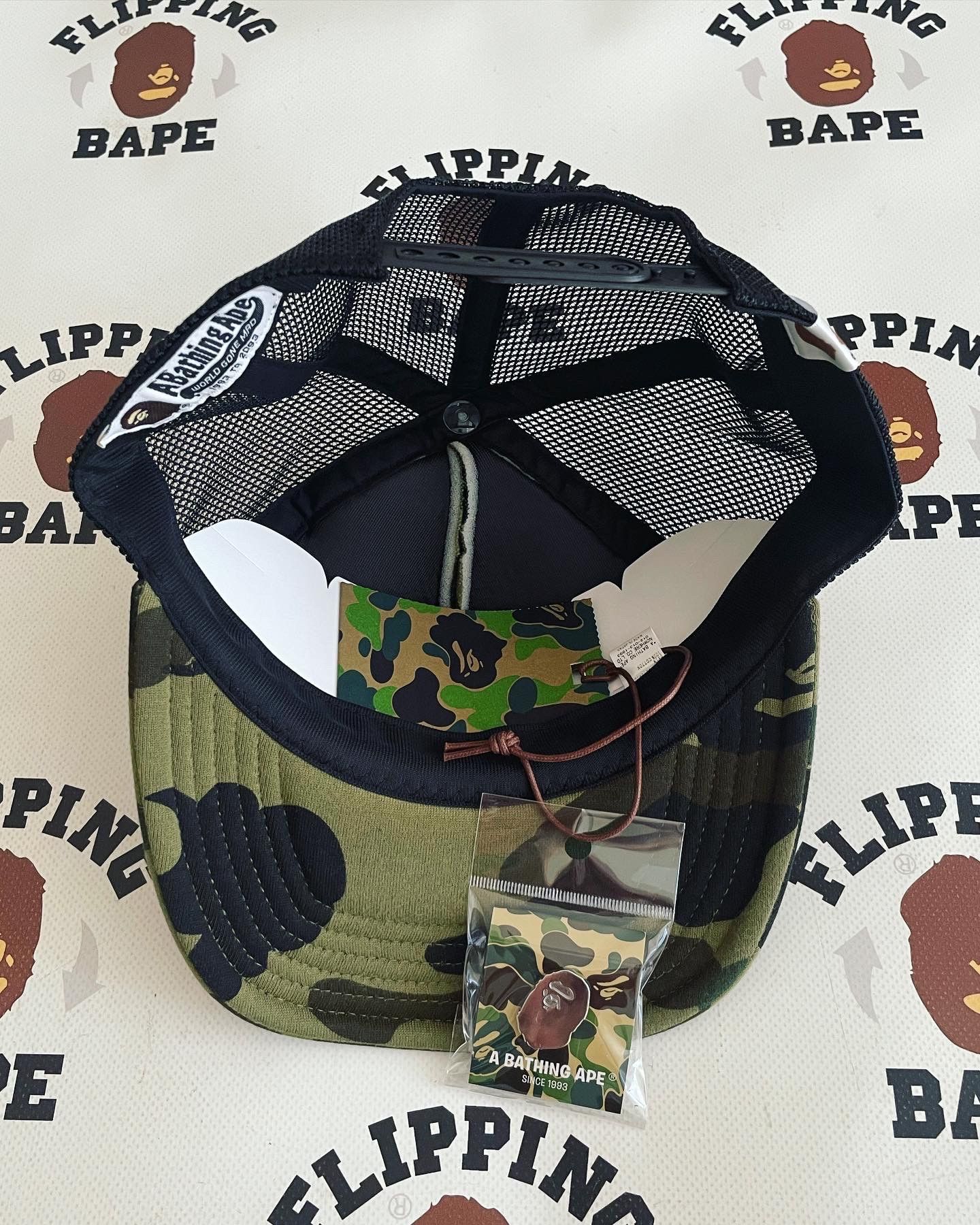 Bape 1ST CAMO BAPE STA MESH CAP Size ONE SIZE - 3 Thumbnail