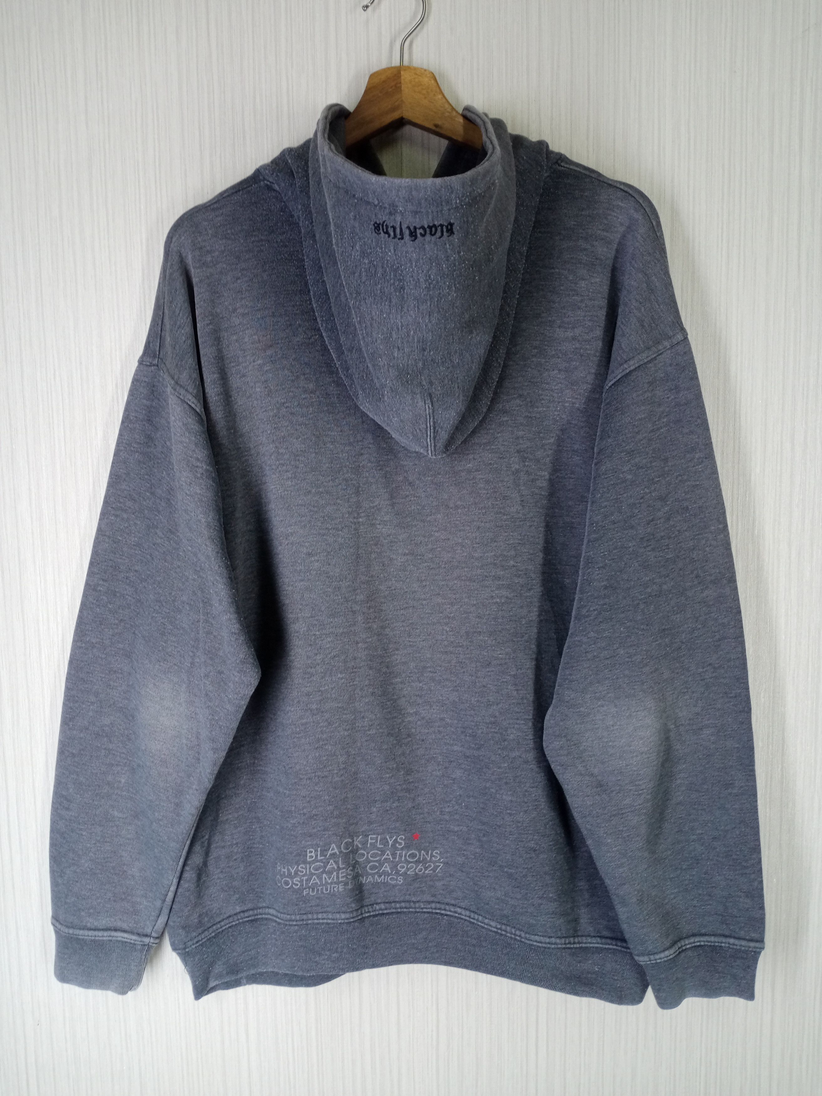 Shorty's Skateboards VINTAGE BLACK FLYS SKATE HOODIE SWEATSHIRT Size US XL / EU 56 / 4 - 7 Thumbnail