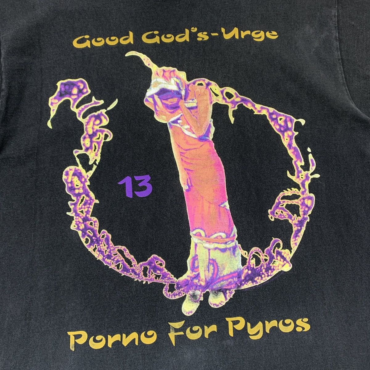 Band Tees Vintage 1996 Porno for Pyros “Good God's Urge” T-Shirt Size US XL / EU 56 / 4 - 8 Thumbnail