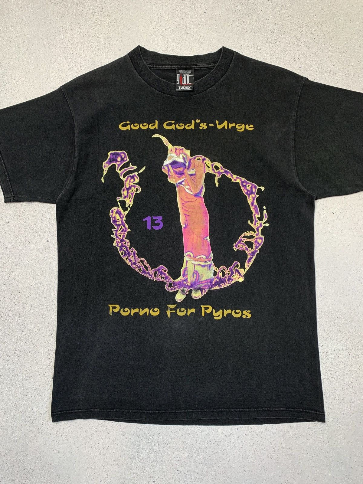 Band Tees Vintage 1996 Porno for Pyros “Good God's Urge” T-Shirt Size US XL / EU 56 / 4 - 4 Thumbnail