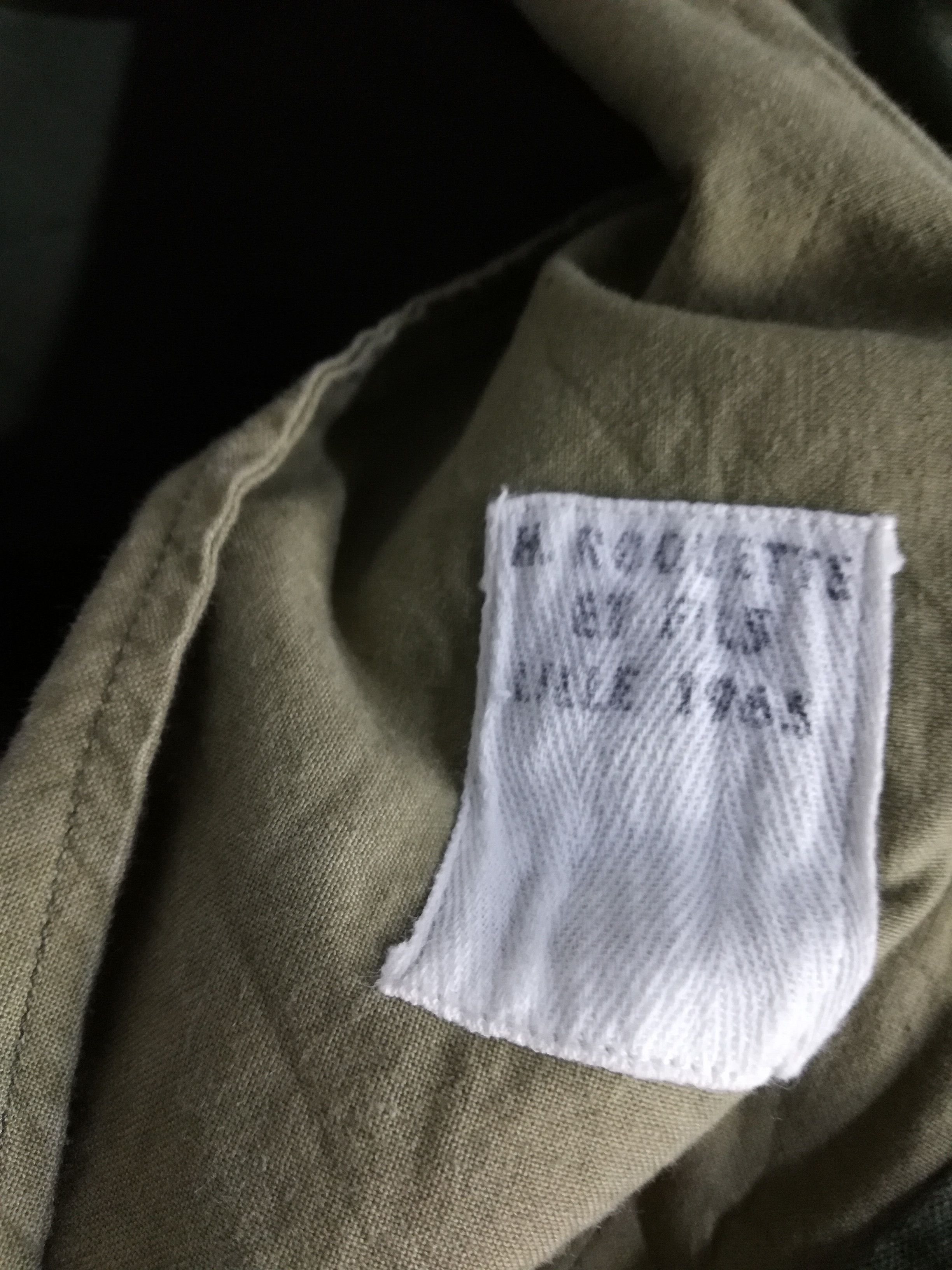 Vintage vtg 1965 H.Roquette Et Fils Lilie Men's French Military Size US L / EU 52-54 / 3 - 4 Thumbnail