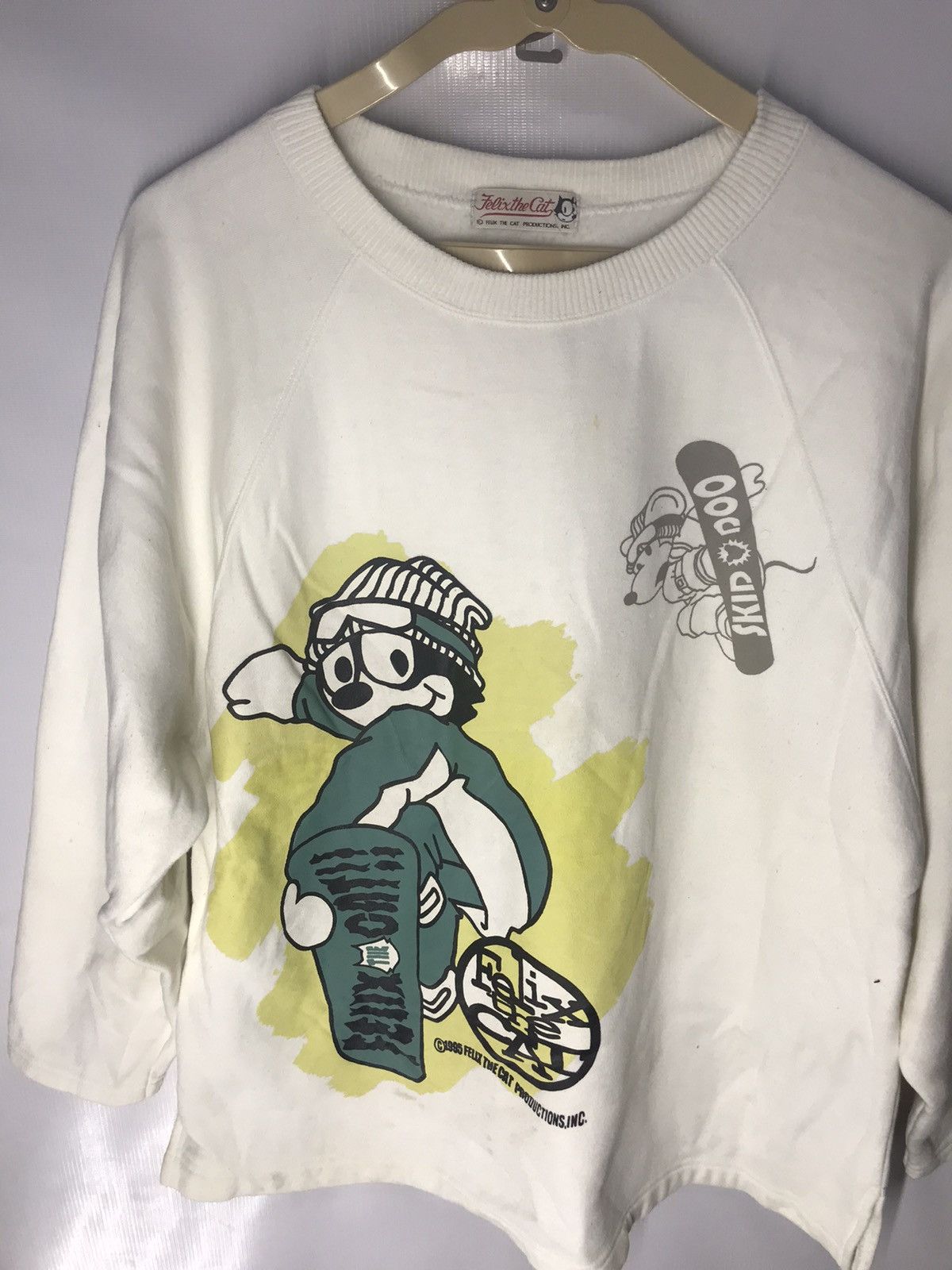 Cartoon Network × Vintage Vintage filex the cat 1995 crewneck sweatshirt Size US M / EU 48-50 / 2 - 5 Thumbnail