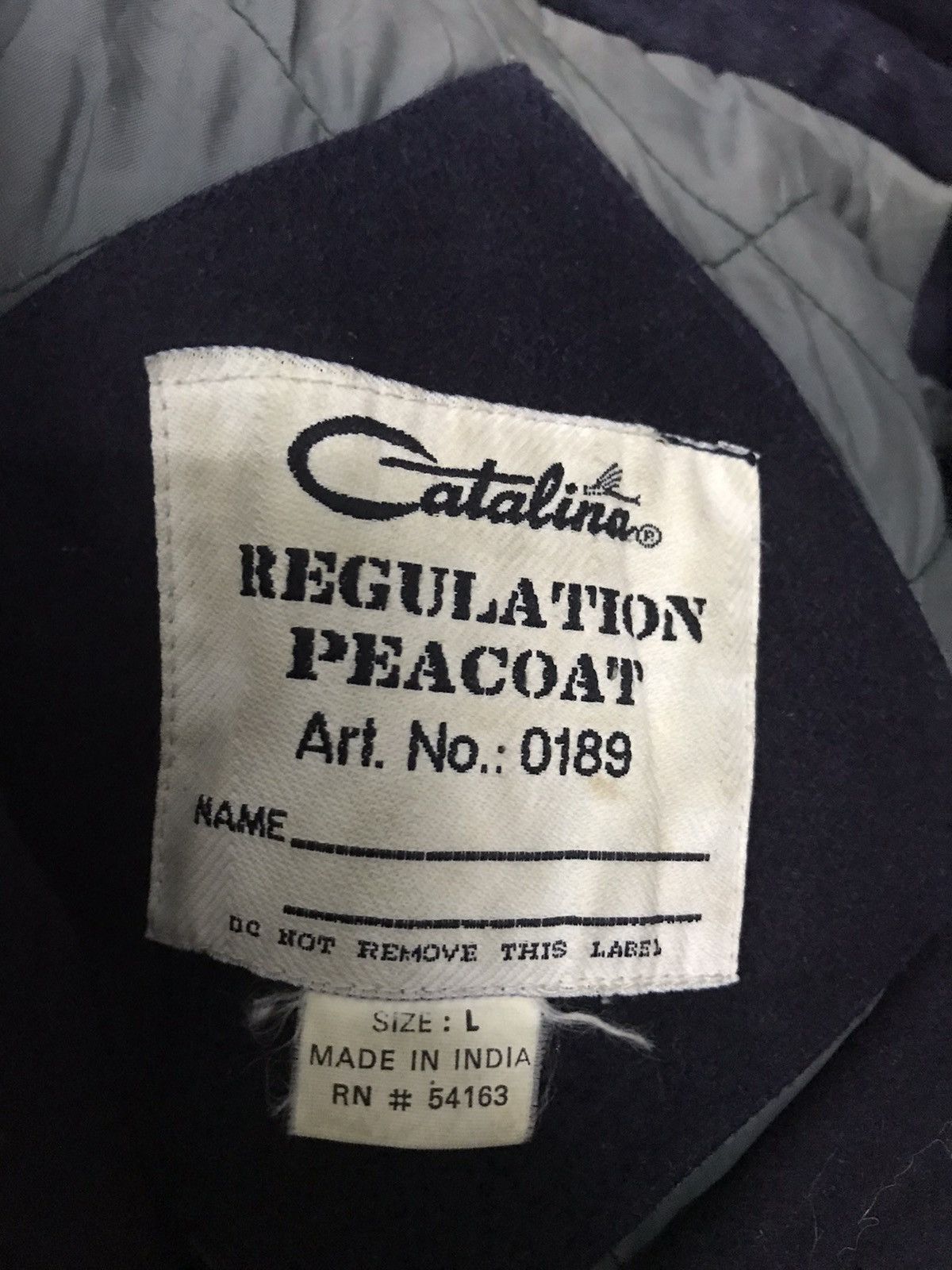 Catalina × Vintage Vintage Catalina regulation peacoat wool heavy coat Size US L / EU 52-54 / 3 - 4 Thumbnail
