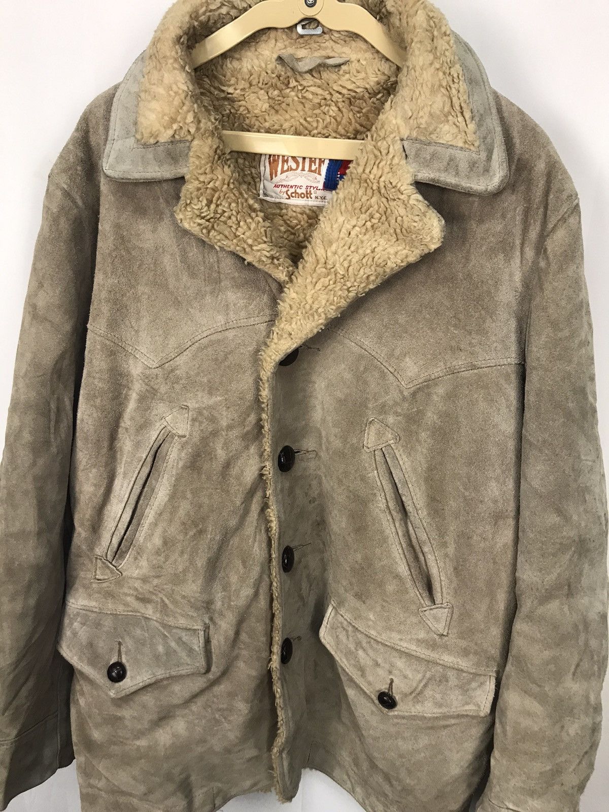 Schott × Vintage 🔥BEST OFFER🔥Vintage western by Schott leather jacket Size US M / EU 48-50 / 2 - 7 Thumbnail