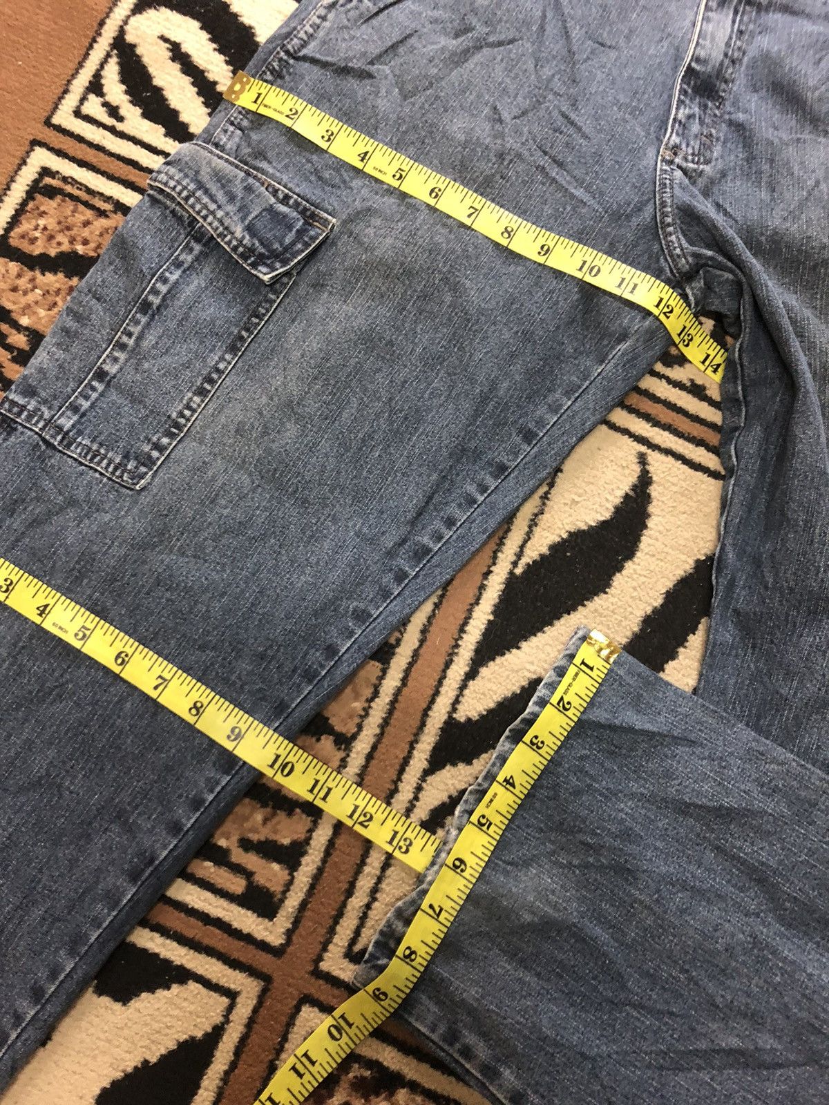 Vintage × Wrangler VINTAGE WRANGLER WORKWEAR CARGO DENIM Size US 30 / EU 46 - 14 Thumbnail