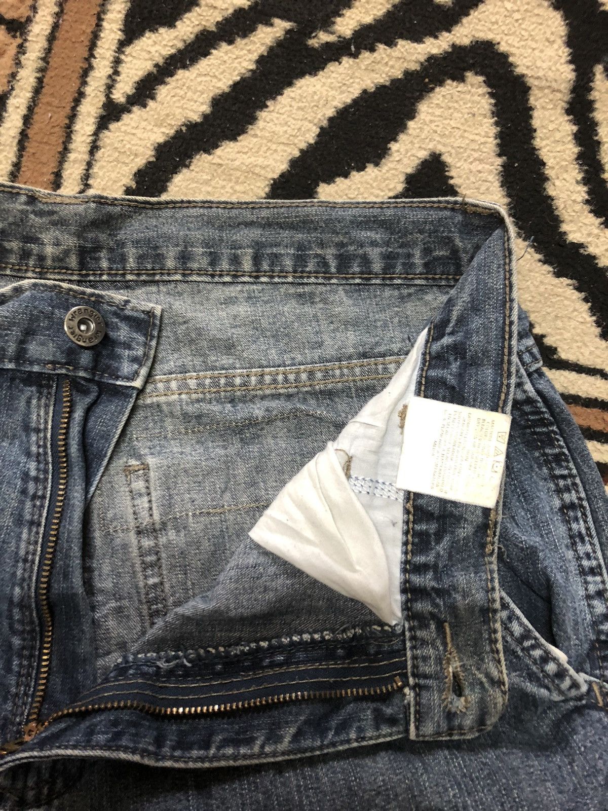 Vintage × Wrangler VINTAGE WRANGLER WORKWEAR CARGO DENIM Size US 30 / EU 46 - 9 Thumbnail