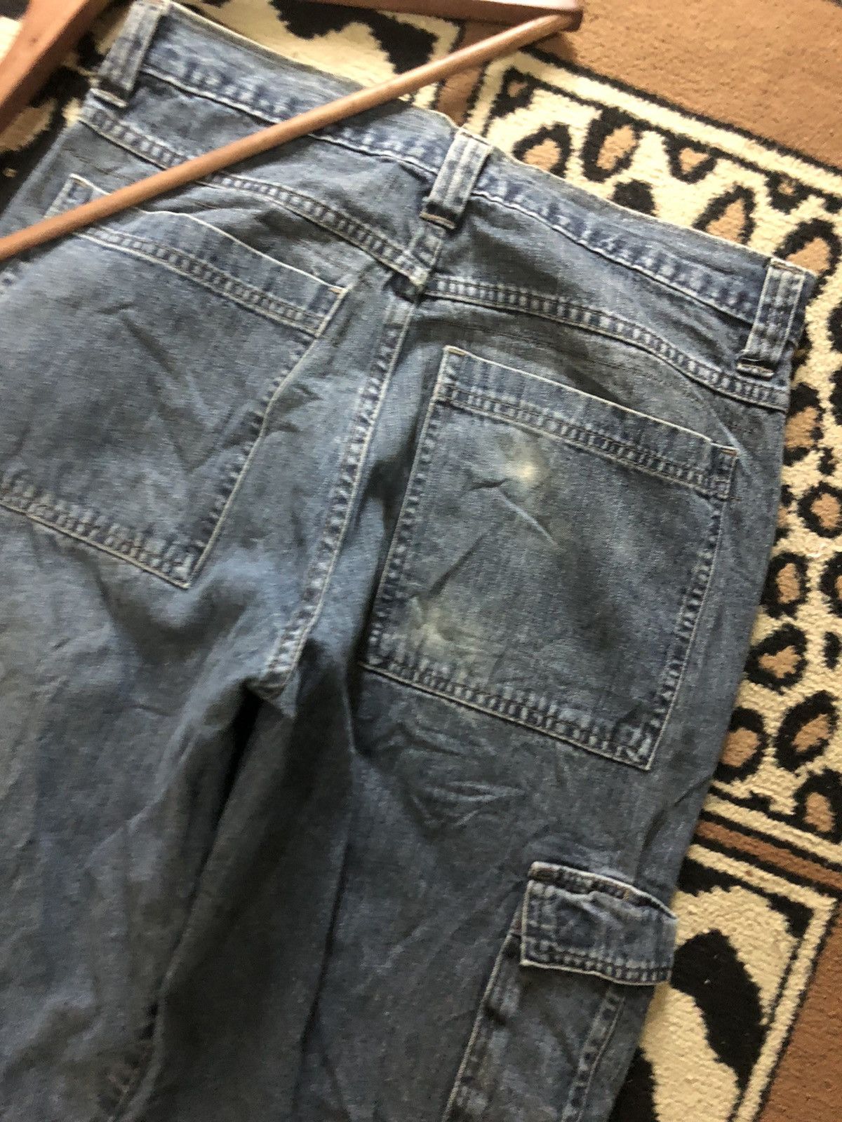 Vintage × Wrangler VINTAGE WRANGLER WORKWEAR CARGO DENIM Size US 30 / EU 46 - 6 Thumbnail