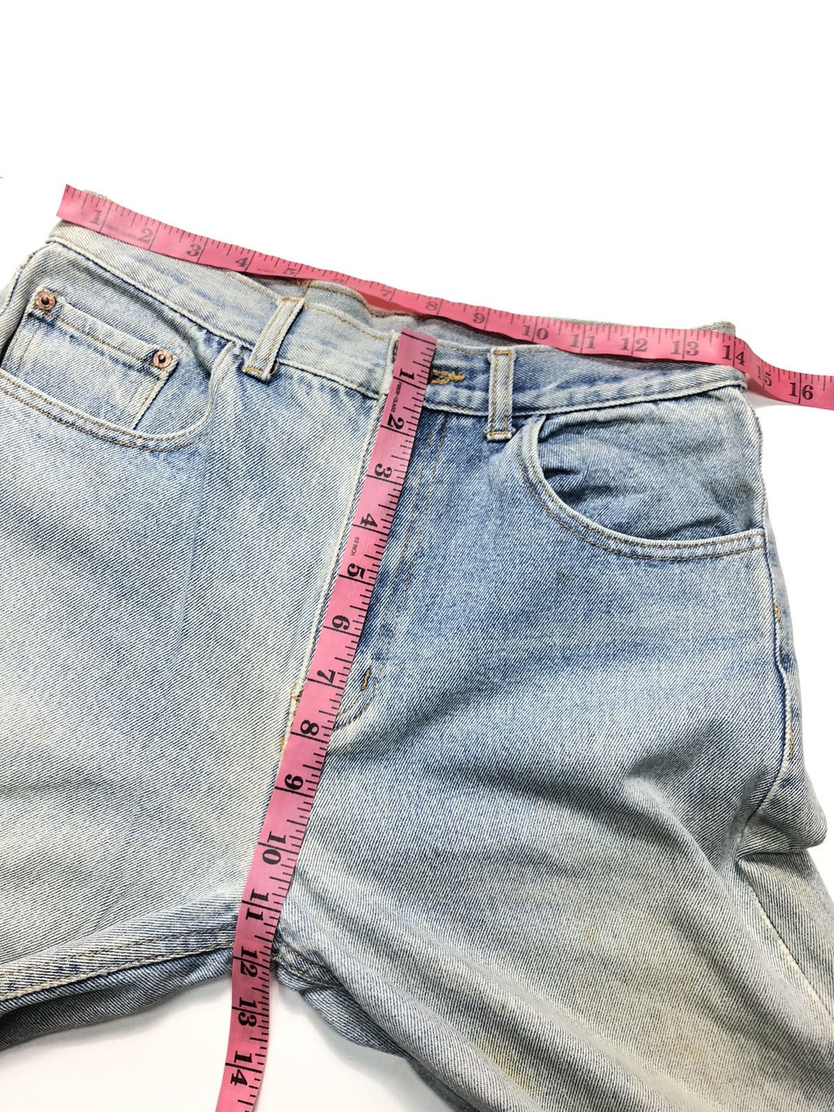 Levi's × Vintage VINTAGE 80s LEVIS BLUE WASH DISTRESSED DENIM Size US 28 / EU 44 - 12 Thumbnail