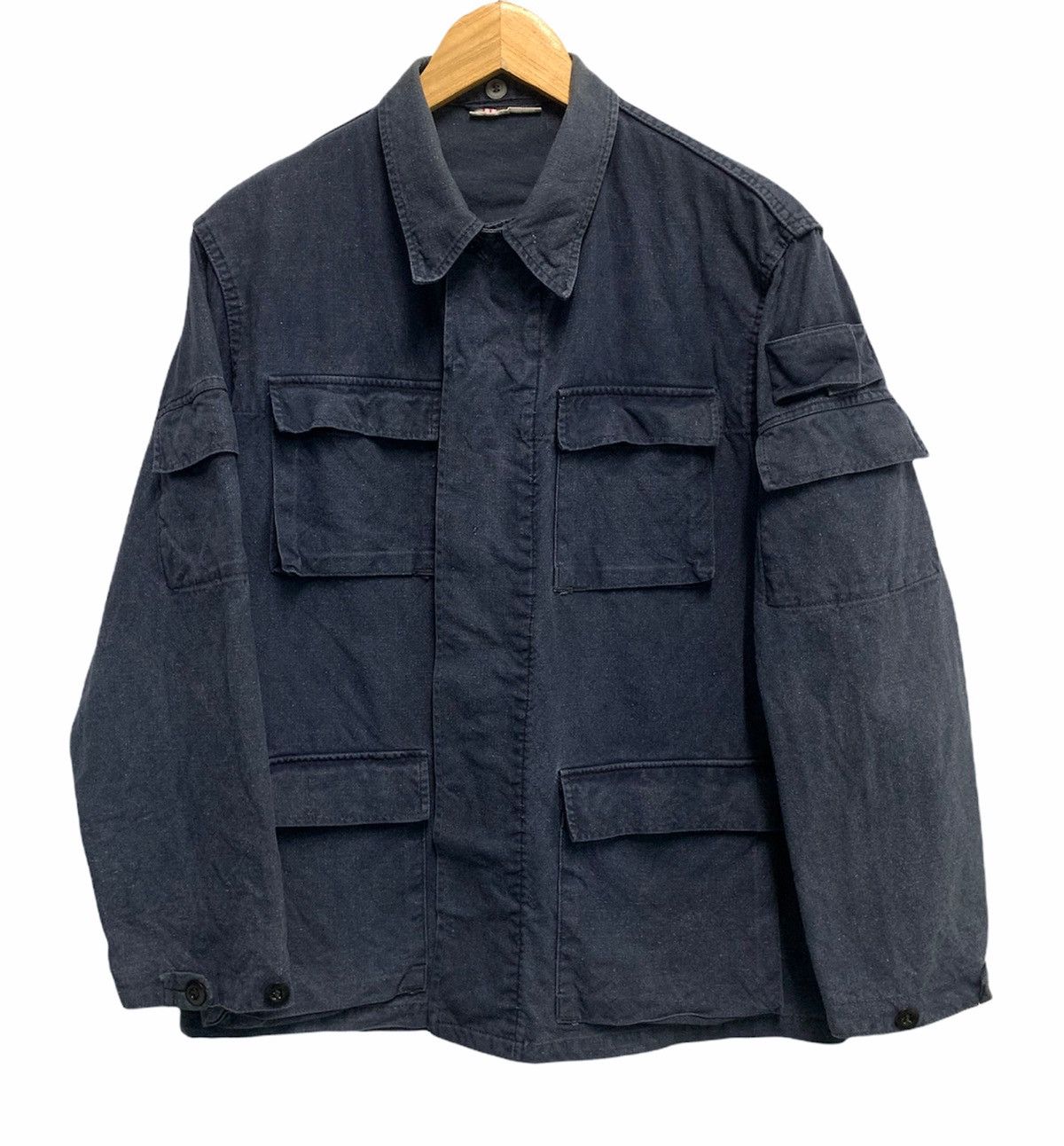 GOOD VIBES DENIM WORKER JACKET - INDIGO BLACK