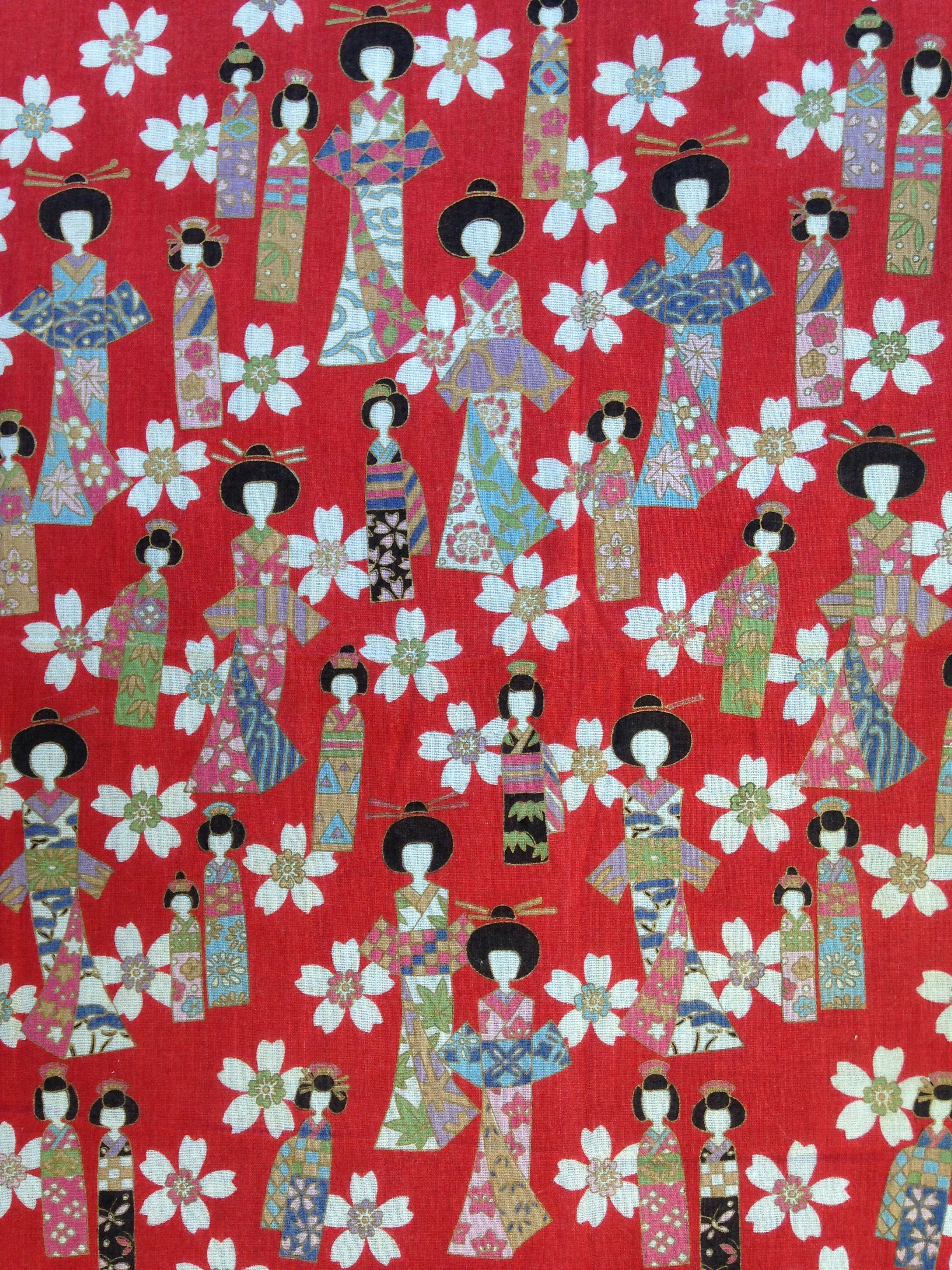 Japanese Brand Japanese Traditional Art Kimono Handkerchief Size ONE SIZE - 5 Thumbnail