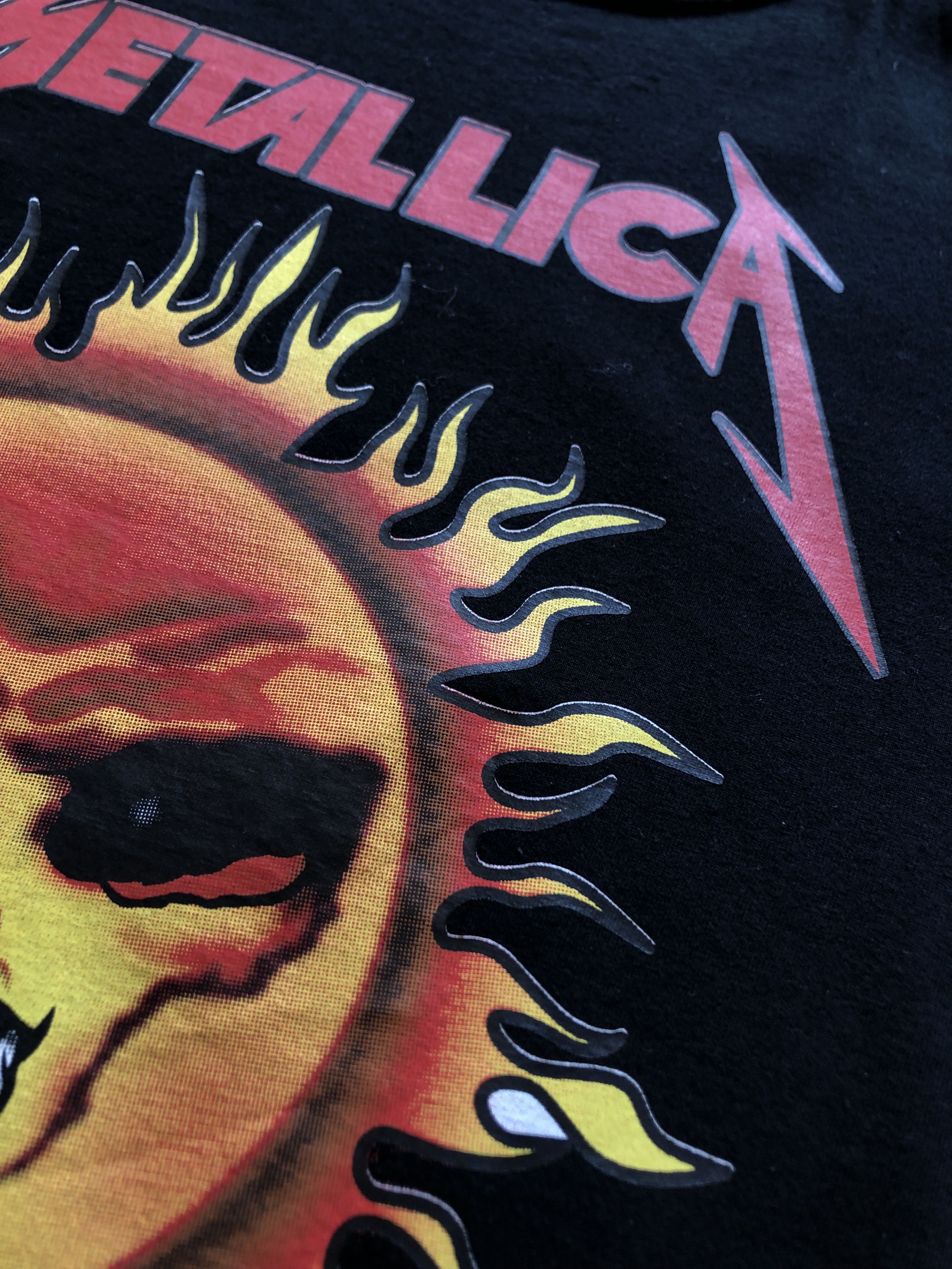 Band Tees × Metallica × Vintage Vintage Metallica Shirt Jersey Tee Rare Sun Band Y2K hype Size US M / EU 48-50 / 2 - 5 Thumbnail