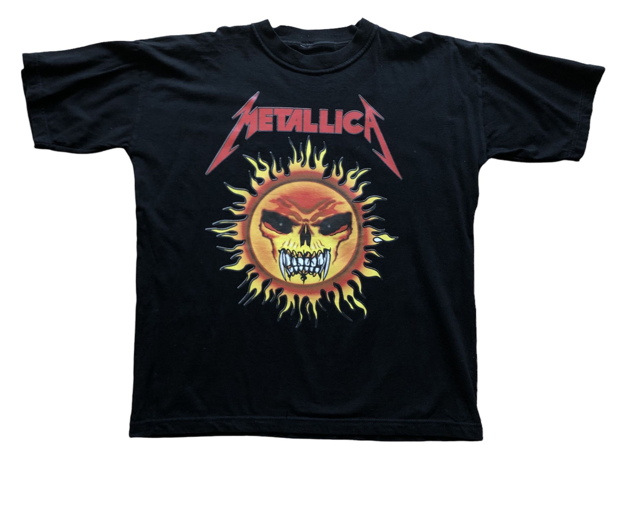 Band Tees × Metallica × Vintage Vintage Metallica Shirt Jersey Tee Rare Sun Band Y2K hype Size US M / EU 48-50 / 2 - 1 Thumbnail