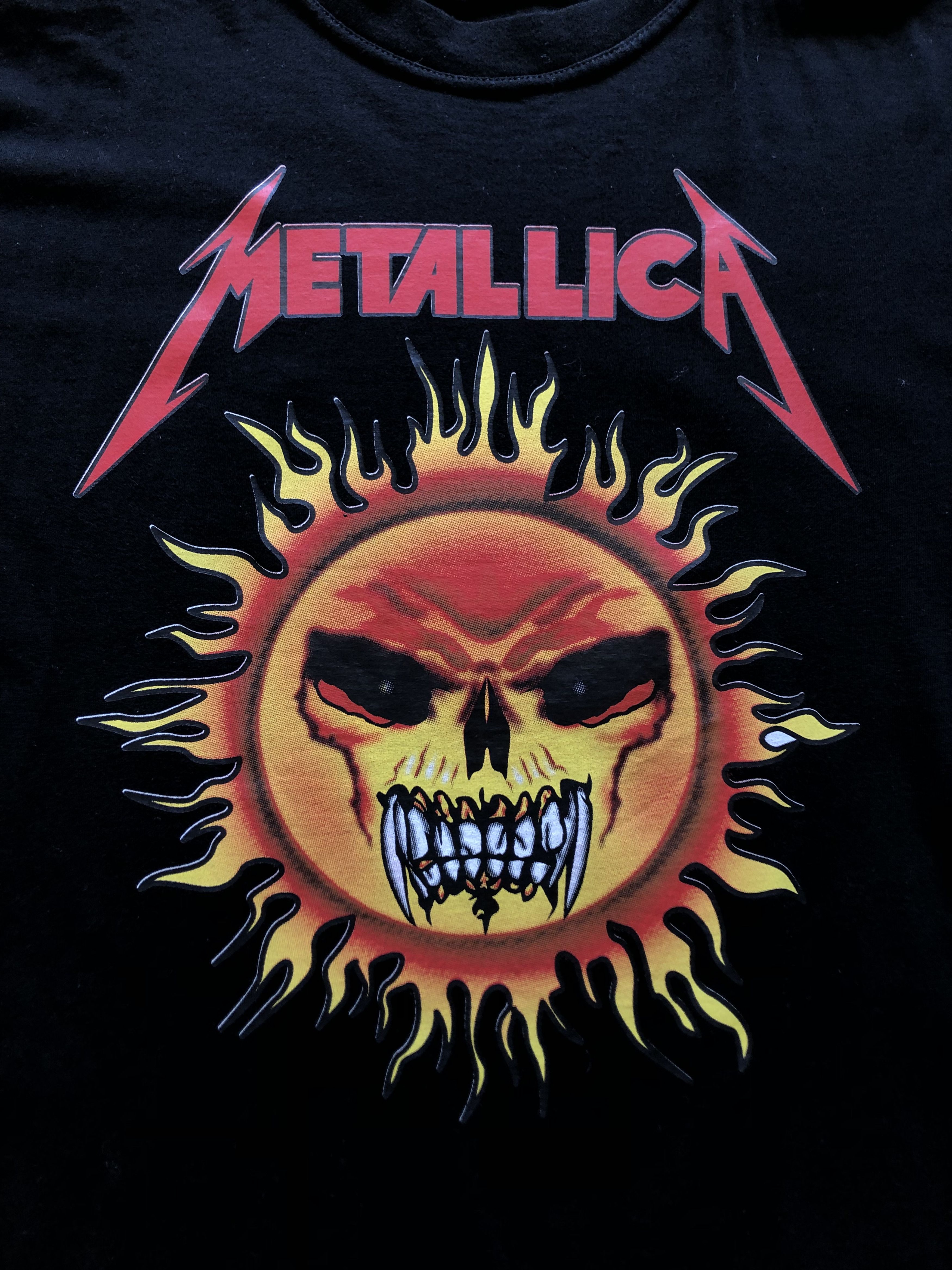 Band Tees × Metallica × Vintage Vintage Metallica Shirt Jersey Tee Rare Sun Band Y2K hype Size US M / EU 48-50 / 2 - 3 Thumbnail