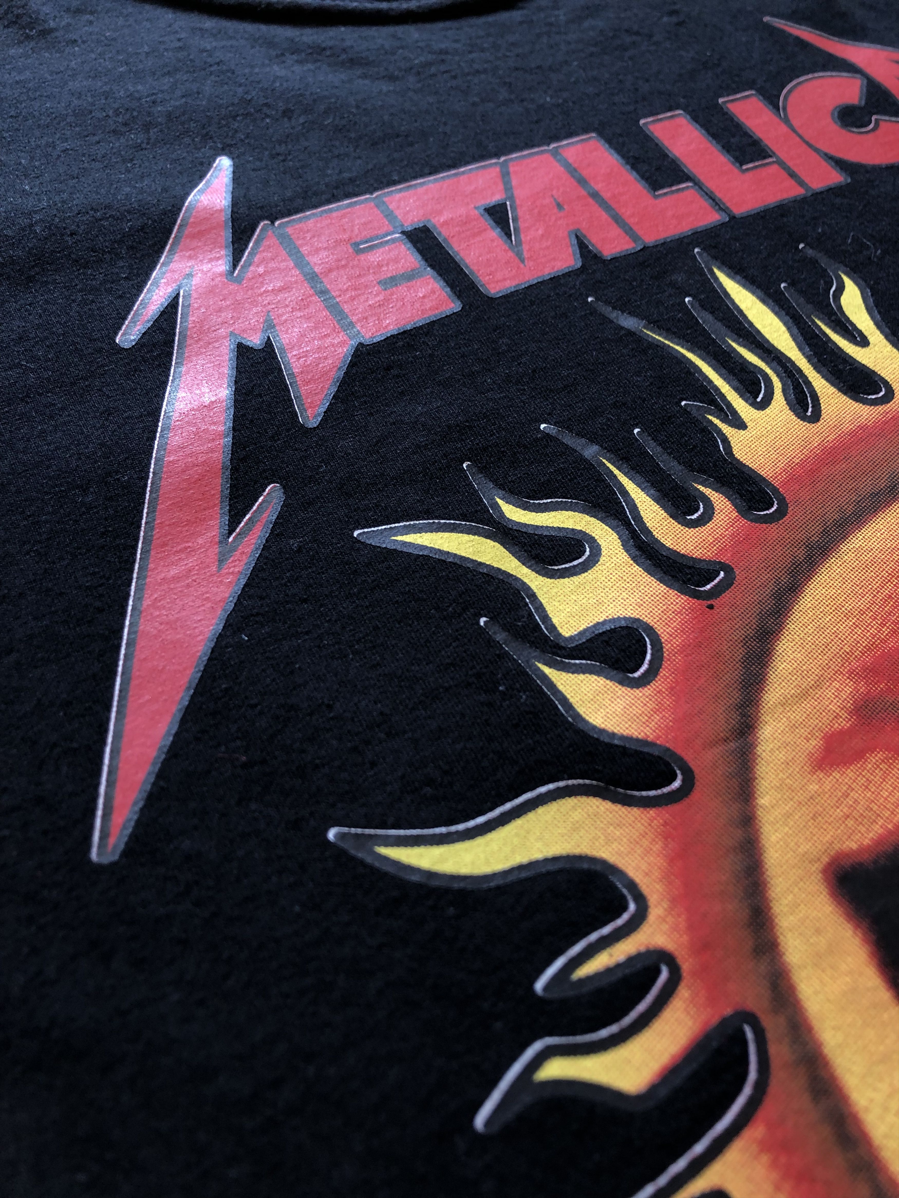 Band Tees × Metallica × Vintage Vintage Metallica Shirt Jersey Tee Rare Sun Band Y2K hype Size US M / EU 48-50 / 2 - 4 Thumbnail