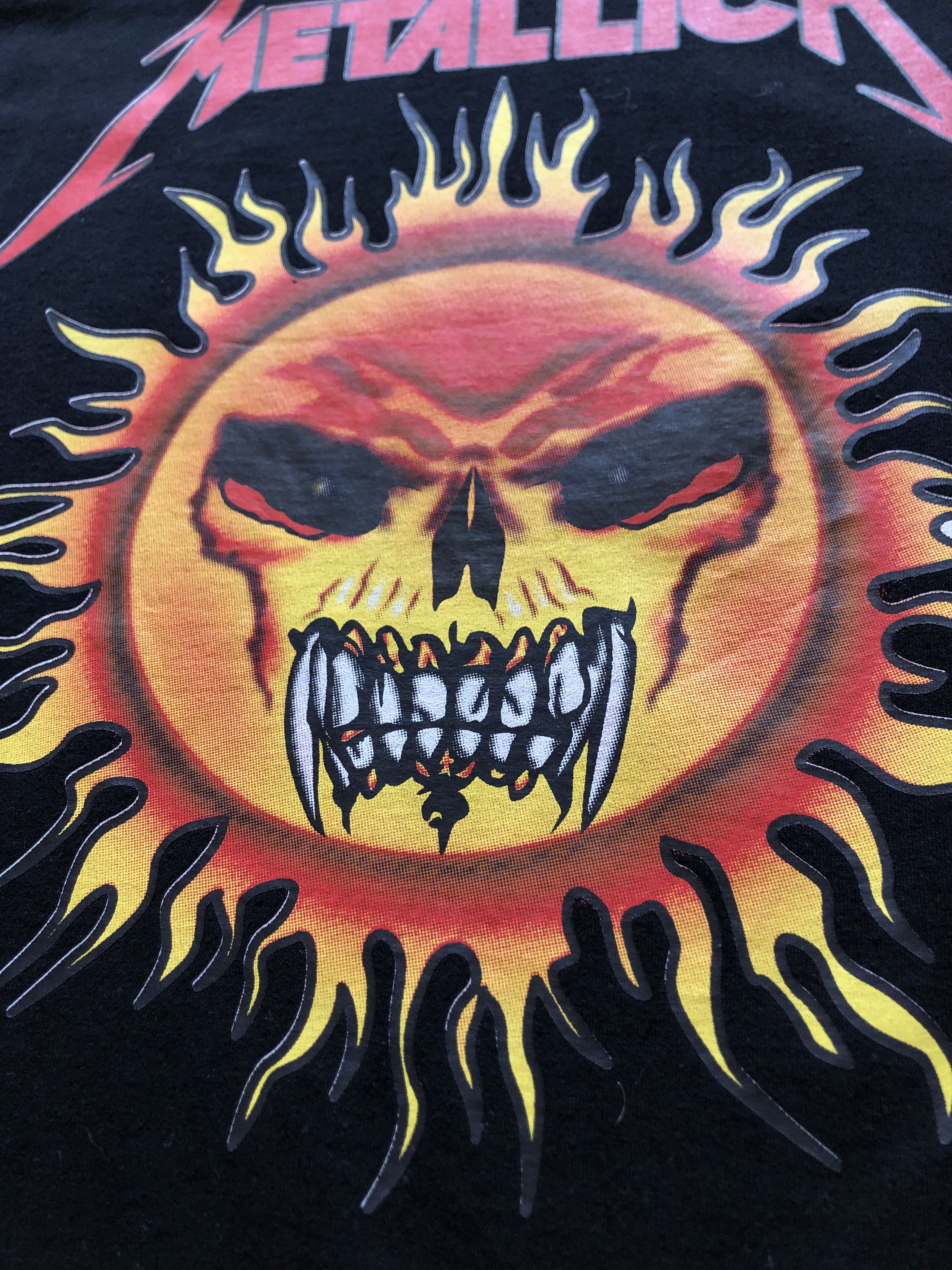 Band Tees × Metallica × Vintage Vintage Metallica Shirt Jersey Tee Rare Sun Band Y2K hype Size US M / EU 48-50 / 2 - 6 Thumbnail
