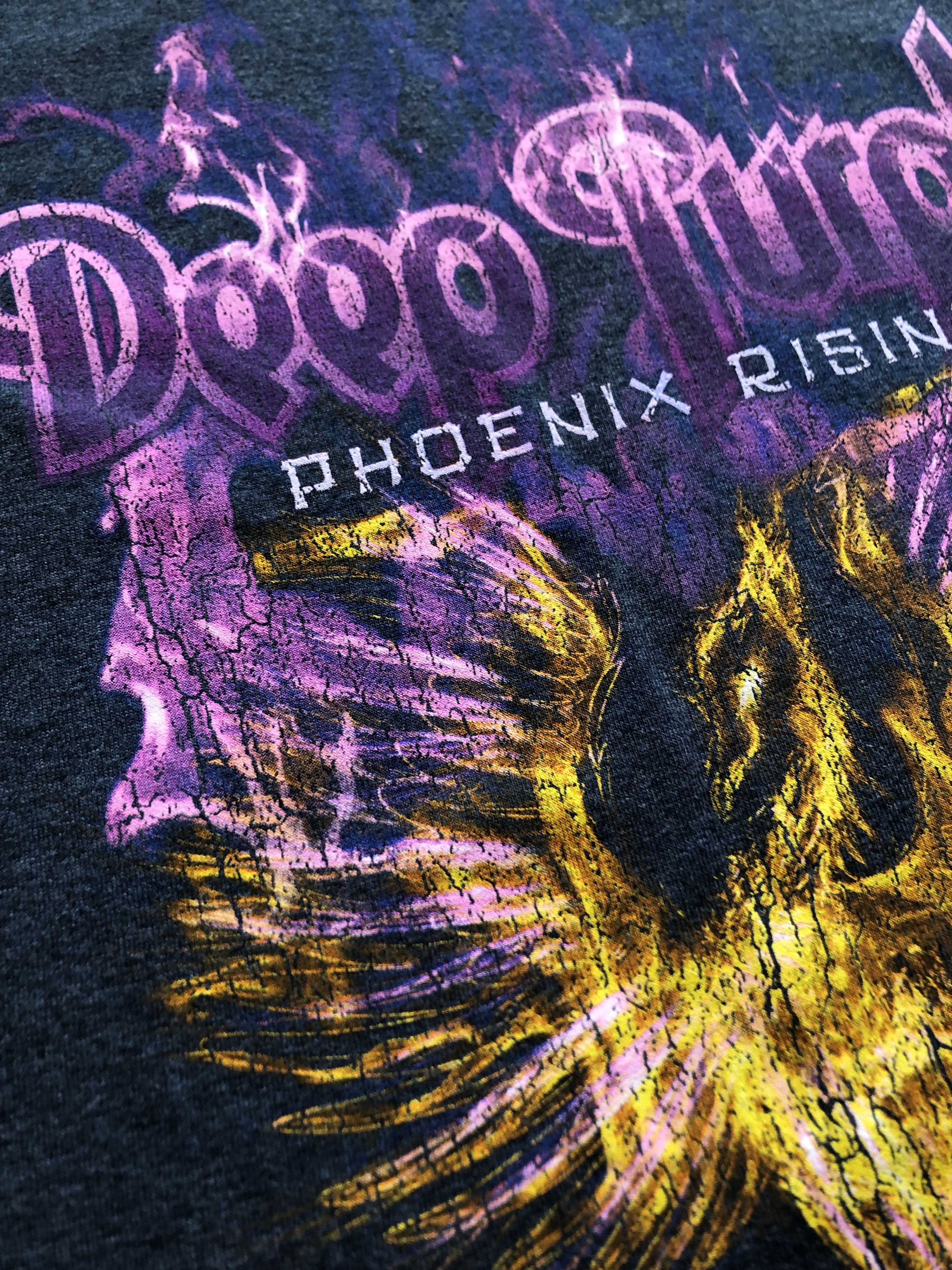 Band Tees × Vintage Vintage Deep Purple Phoenix Rising Tee Shirt Rare Y2K Hype Size M / US 6-8 / IT 42-44 - 4 Thumbnail