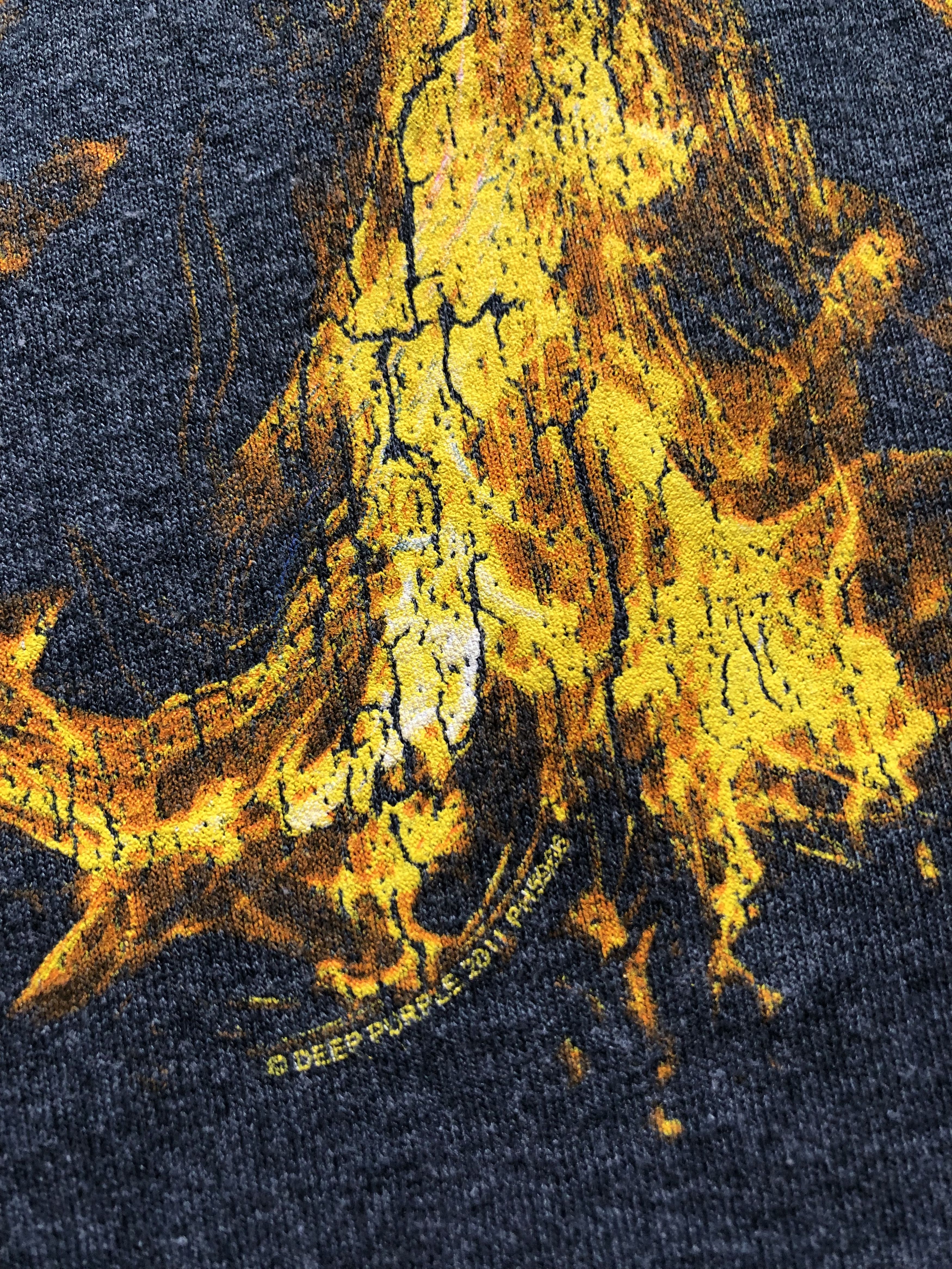 Band Tees × Vintage Vintage Deep Purple Phoenix Rising Tee Shirt Rare Y2K Hype Size M / US 6-8 / IT 42-44 - 6 Thumbnail