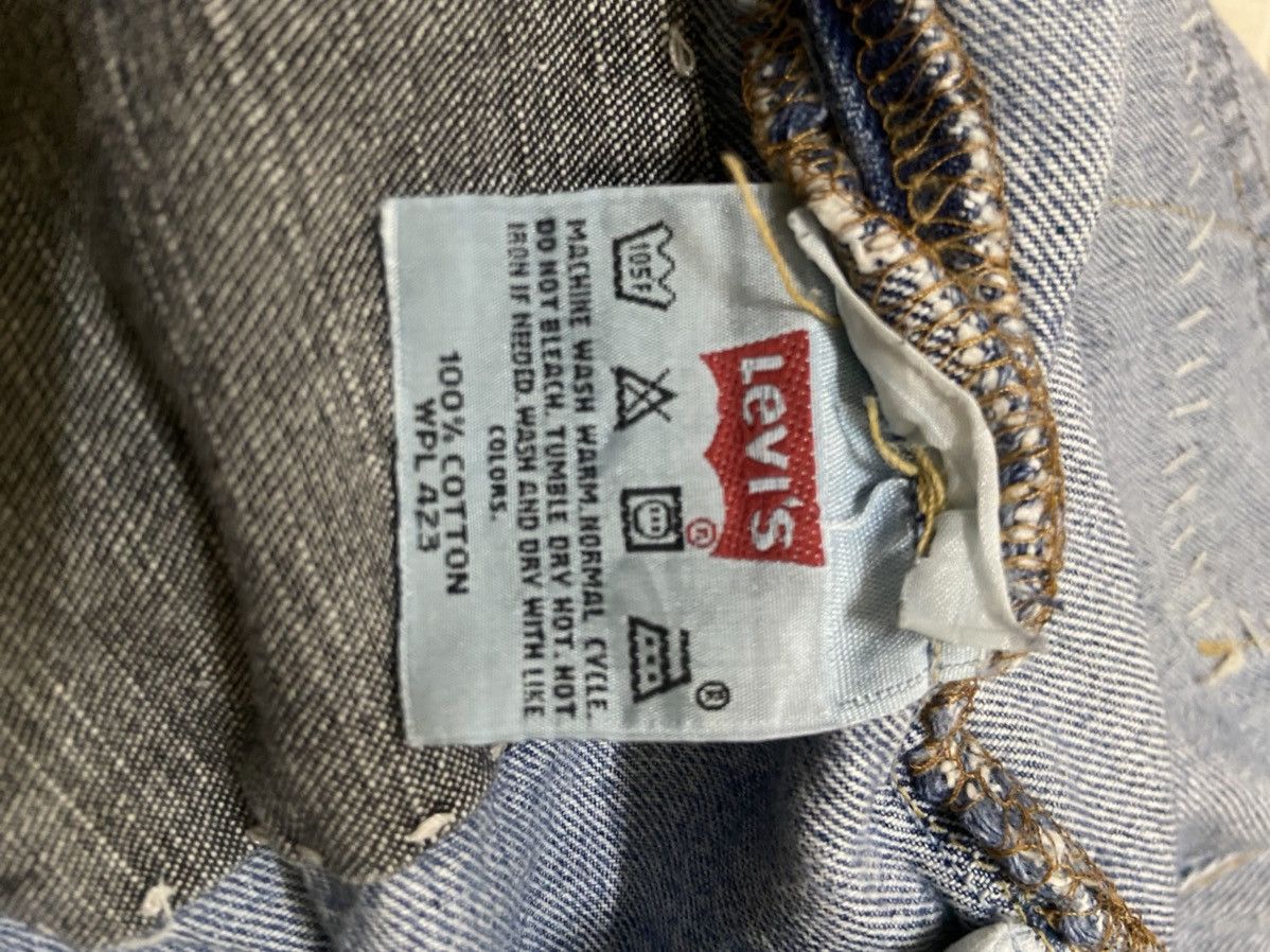 Levi's Vintage 90s Levis 501 Custom Shashiko Boro Patchworks W: 32 Size US 32 / EU 48 - 20 Thumbnail