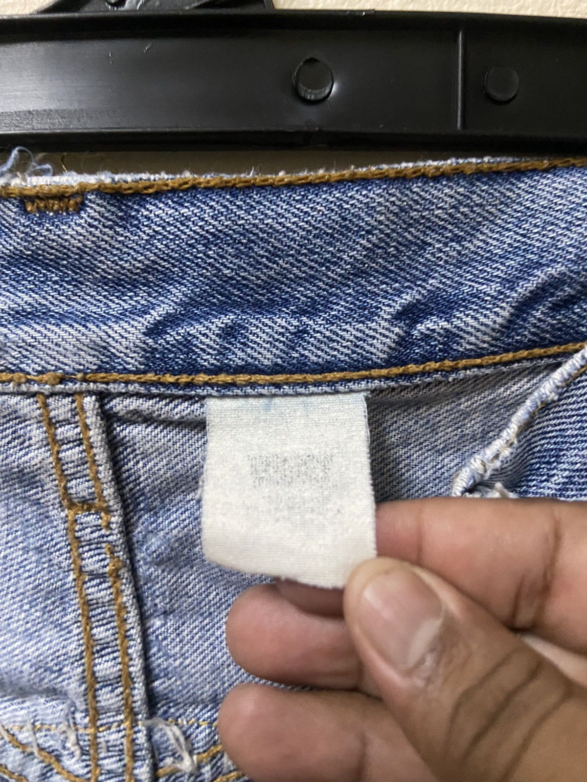 Levi's Vintage 90s Levis 501 Custom Shashiko Boro Patchworks W: 32 Size US 32 / EU 48 - 22 Thumbnail
