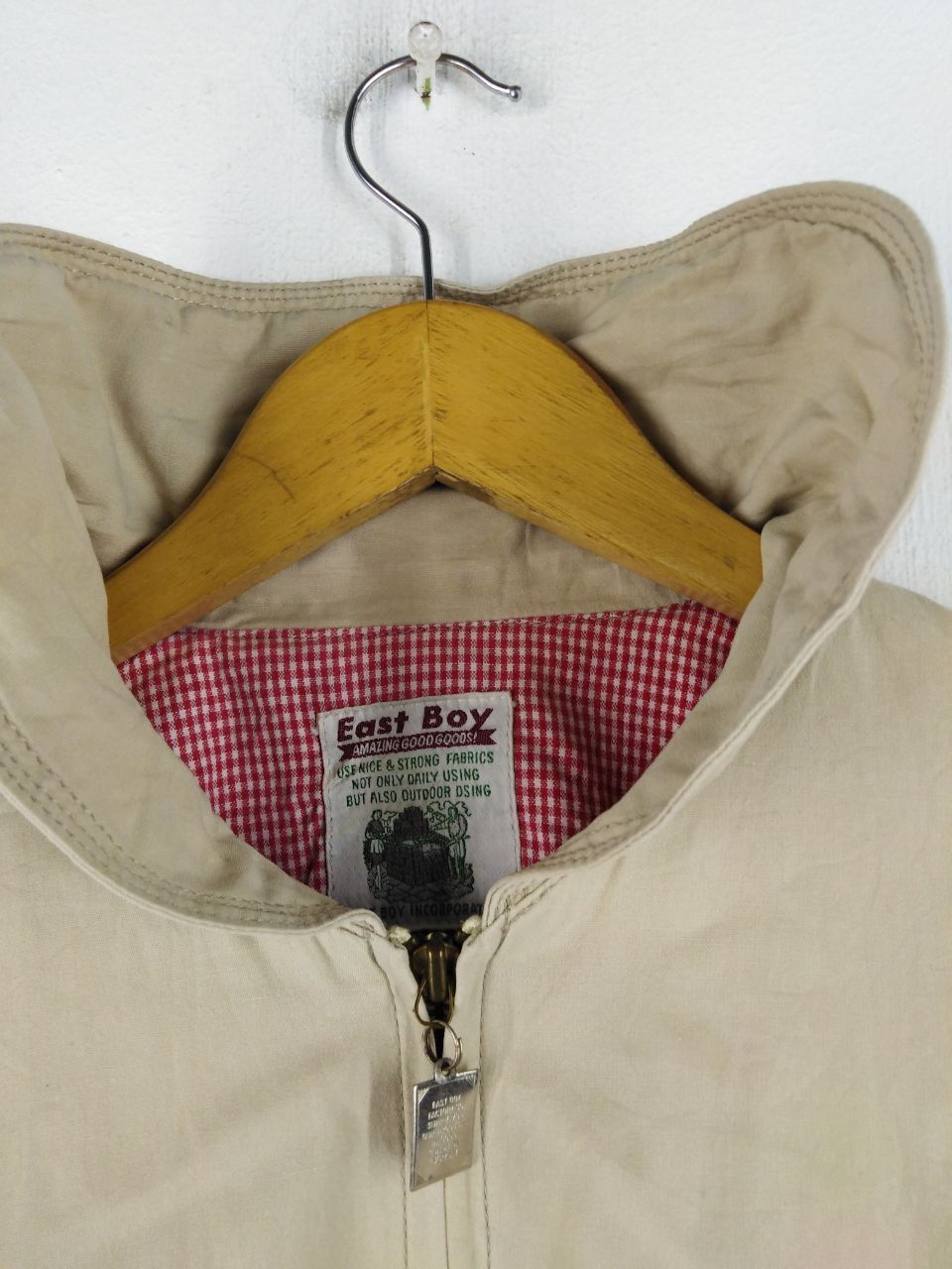 Japanese Brand × Vintage BIG LOGO EAST BOY ZIPPER JACKET Size US M / EU 48-50 / 2 - 5 Thumbnail