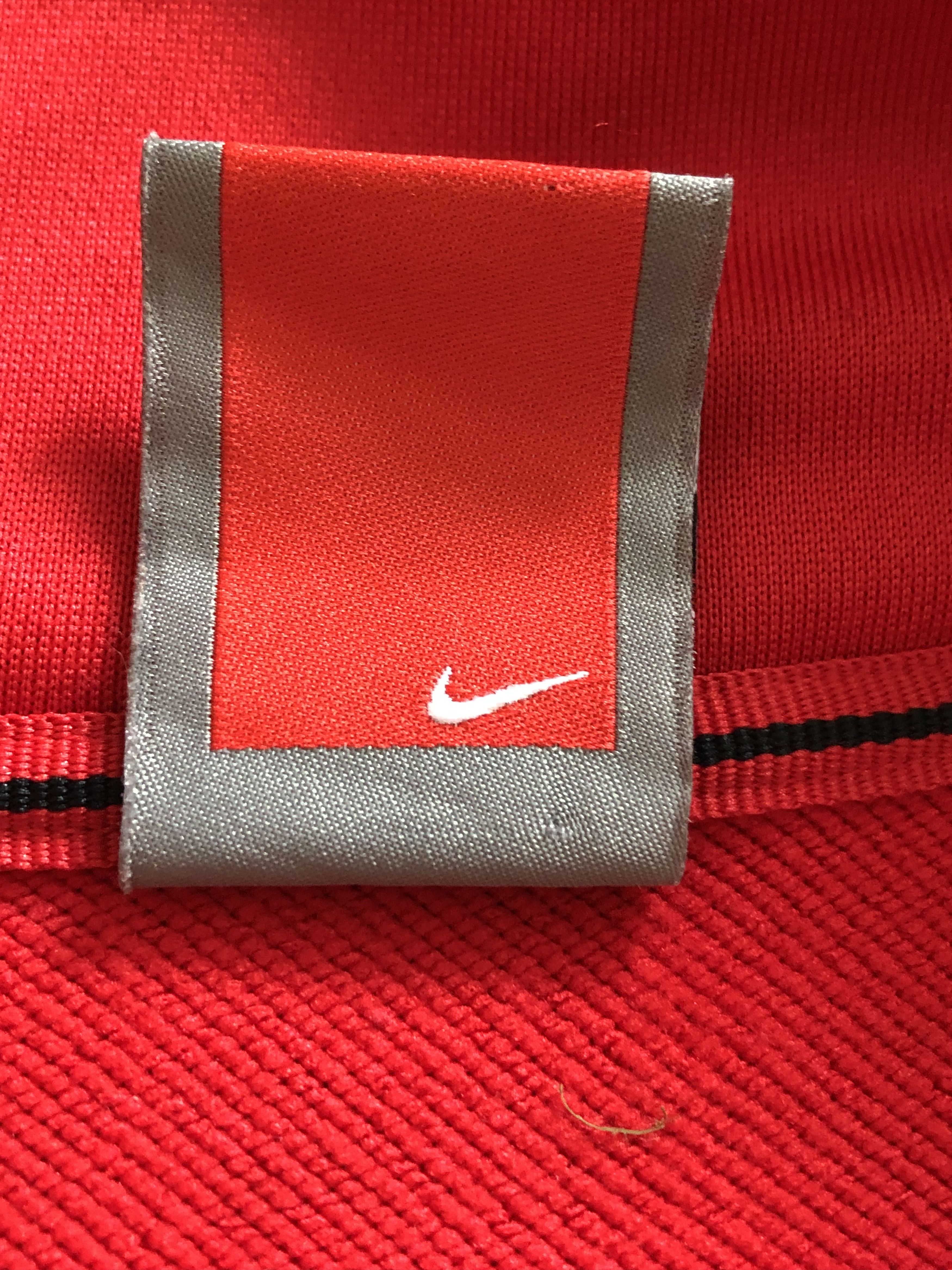 Nike × Vintage Vintage Nike Rutgers Swoosh Hoodie Sweatshirt Full Zip Rare Size US L / EU 52-54 / 3 - 8 Thumbnail