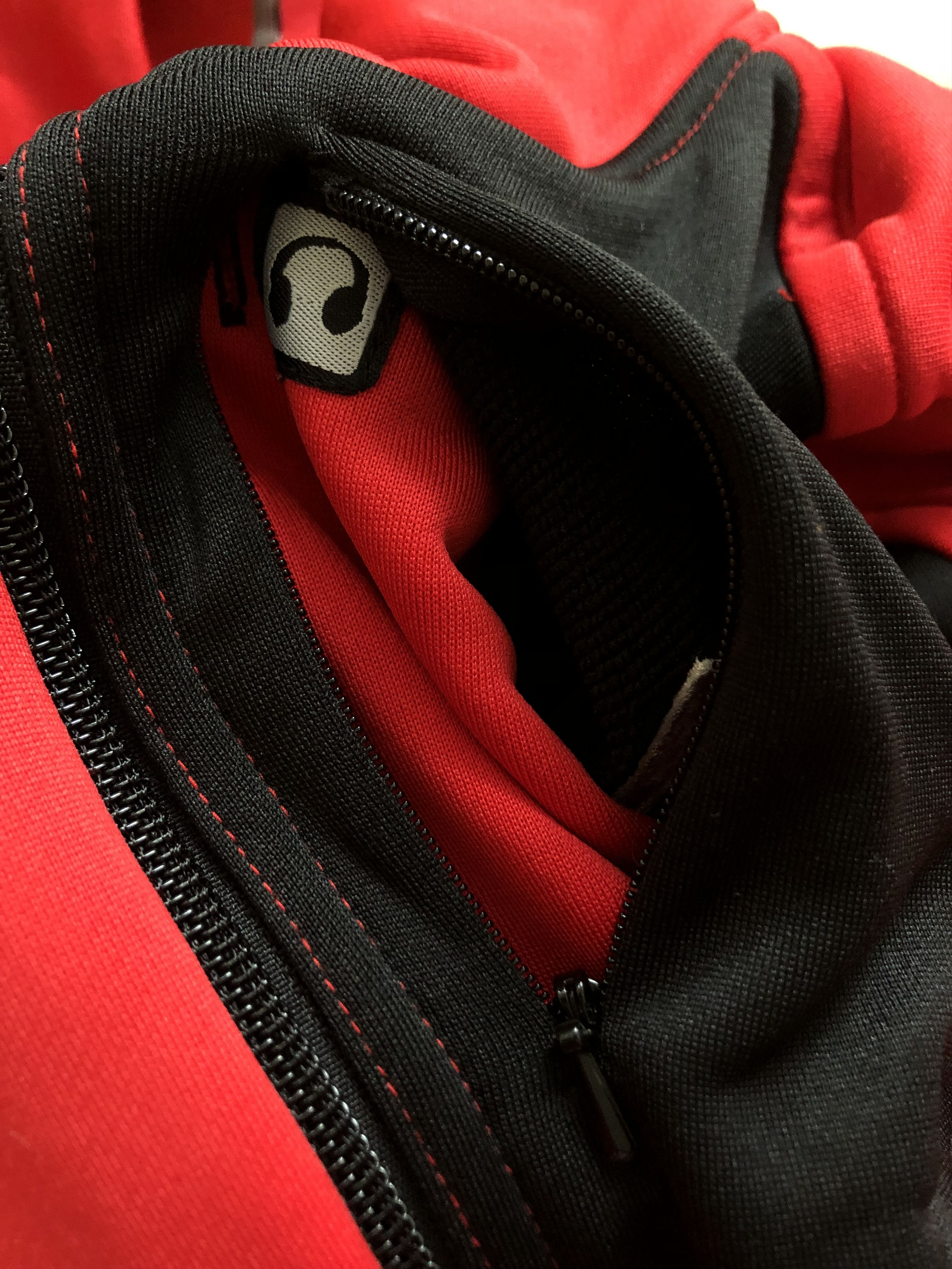 Nike × Vintage Vintage Nike Rutgers Swoosh Hoodie Sweatshirt Full Zip Rare Size US L / EU 52-54 / 3 - 14 Thumbnail