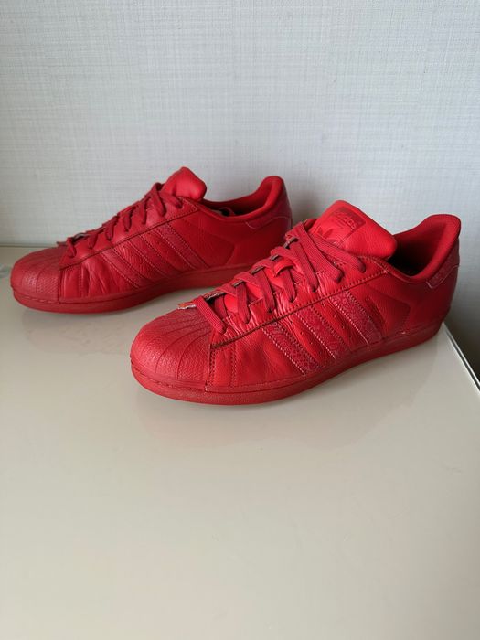 Adidas superstar red outlet 45