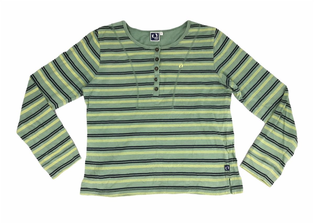 Hang Ten Vintage Hang Ten Stripe Design Streetwear Street Fashion Size XS / US 0-2 / IT 36-38 - 1 Thumbnail
