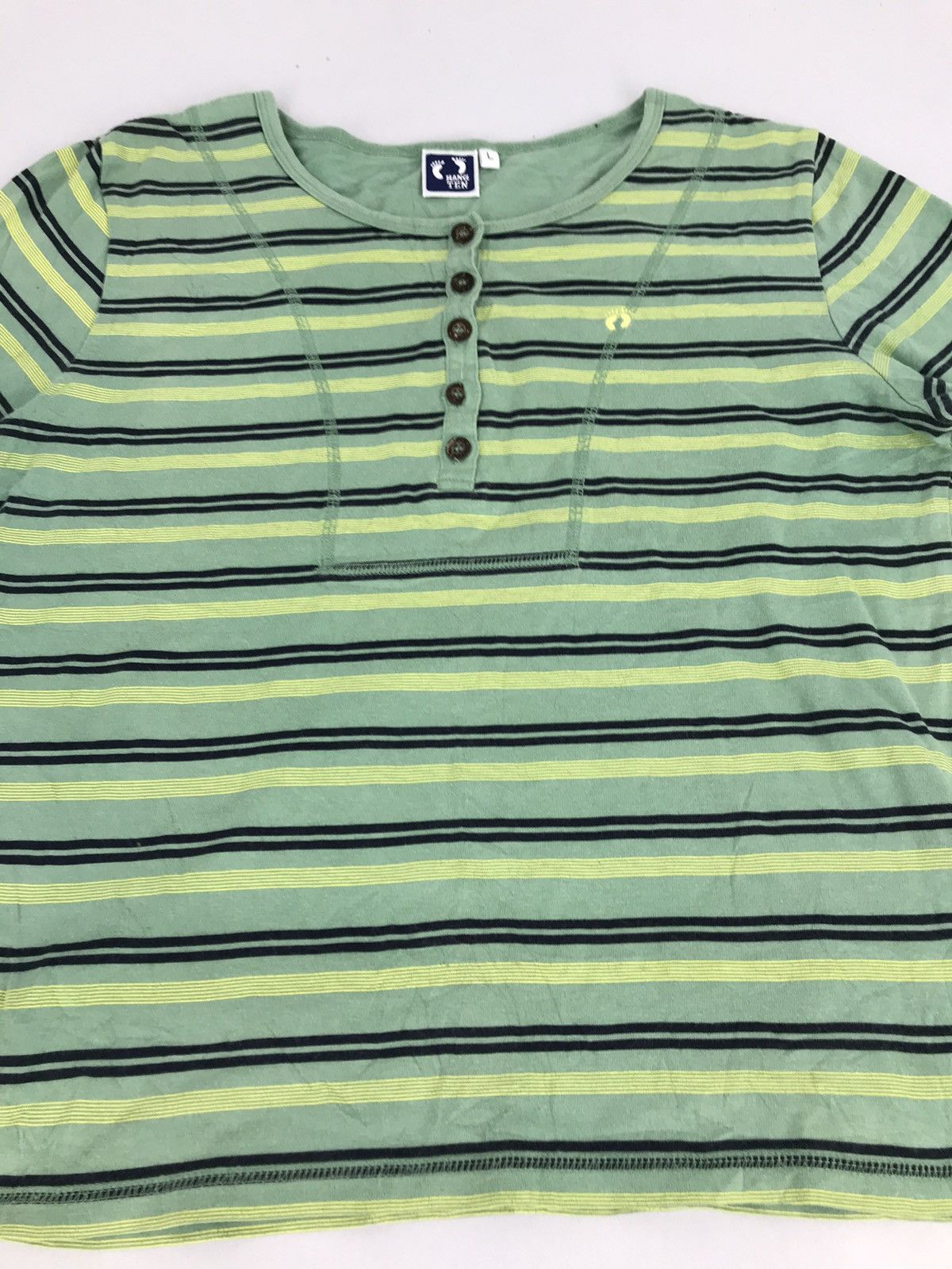 Hang Ten Vintage Hang Ten Stripe Design Streetwear Street Fashion Size XS / US 0-2 / IT 36-38 - 6 Thumbnail