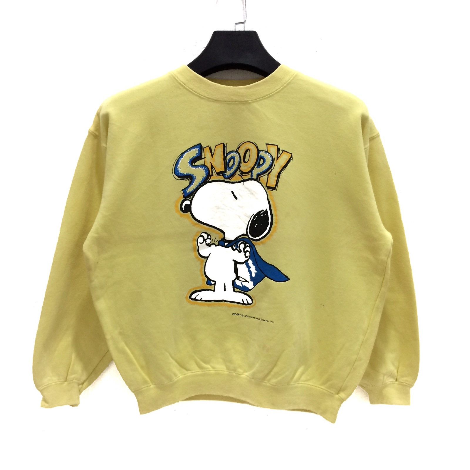 Image of Peanuts Vintage Snoopy Cartoon Sweatshirt, Men's (Size Small)