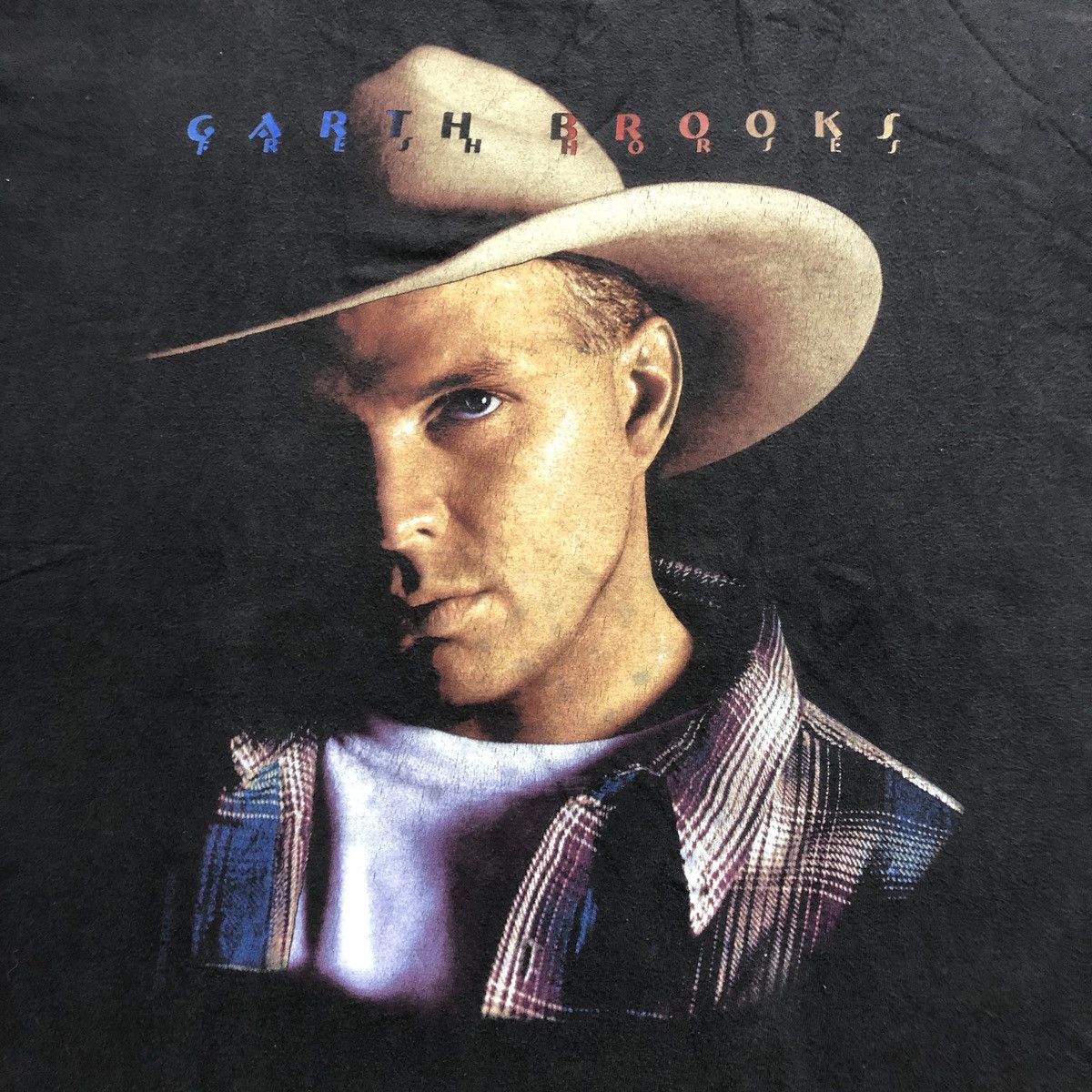 Band Tees × Hanes × Vintage Vintage Garth Brooks Fresh Horses Tour Tshirt Size US XL / EU 56 / 4 - 3 Thumbnail