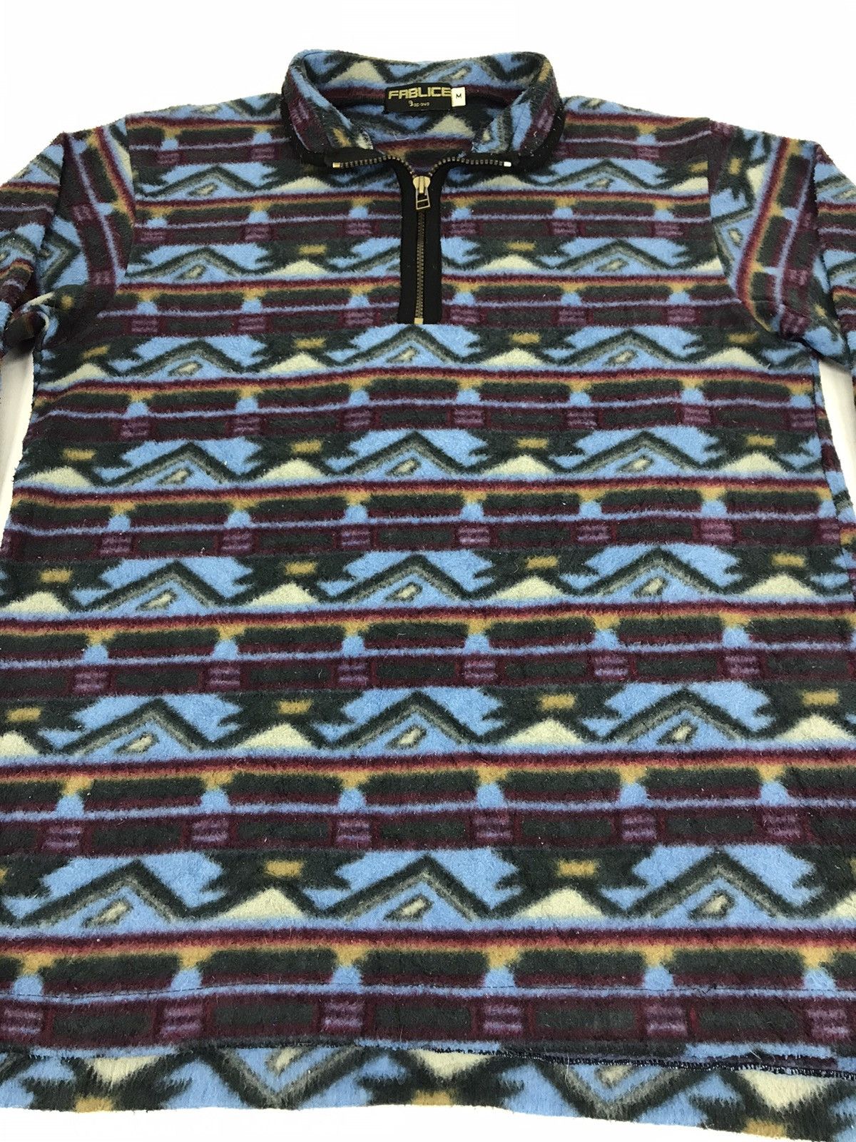 Vintage Vintage Fablice Japana Fleece Ethic Native Culture Design Size US M / EU 48-50 / 2 - 7 Thumbnail