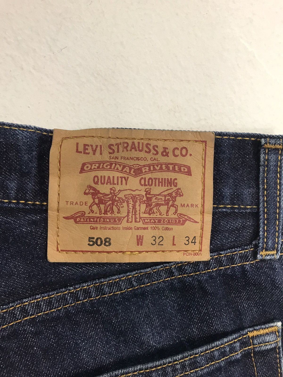 Levi's Levi’s Lot 508 Denim Jeans Indigo Denim K264j Size 29" - 4 Thumbnail
